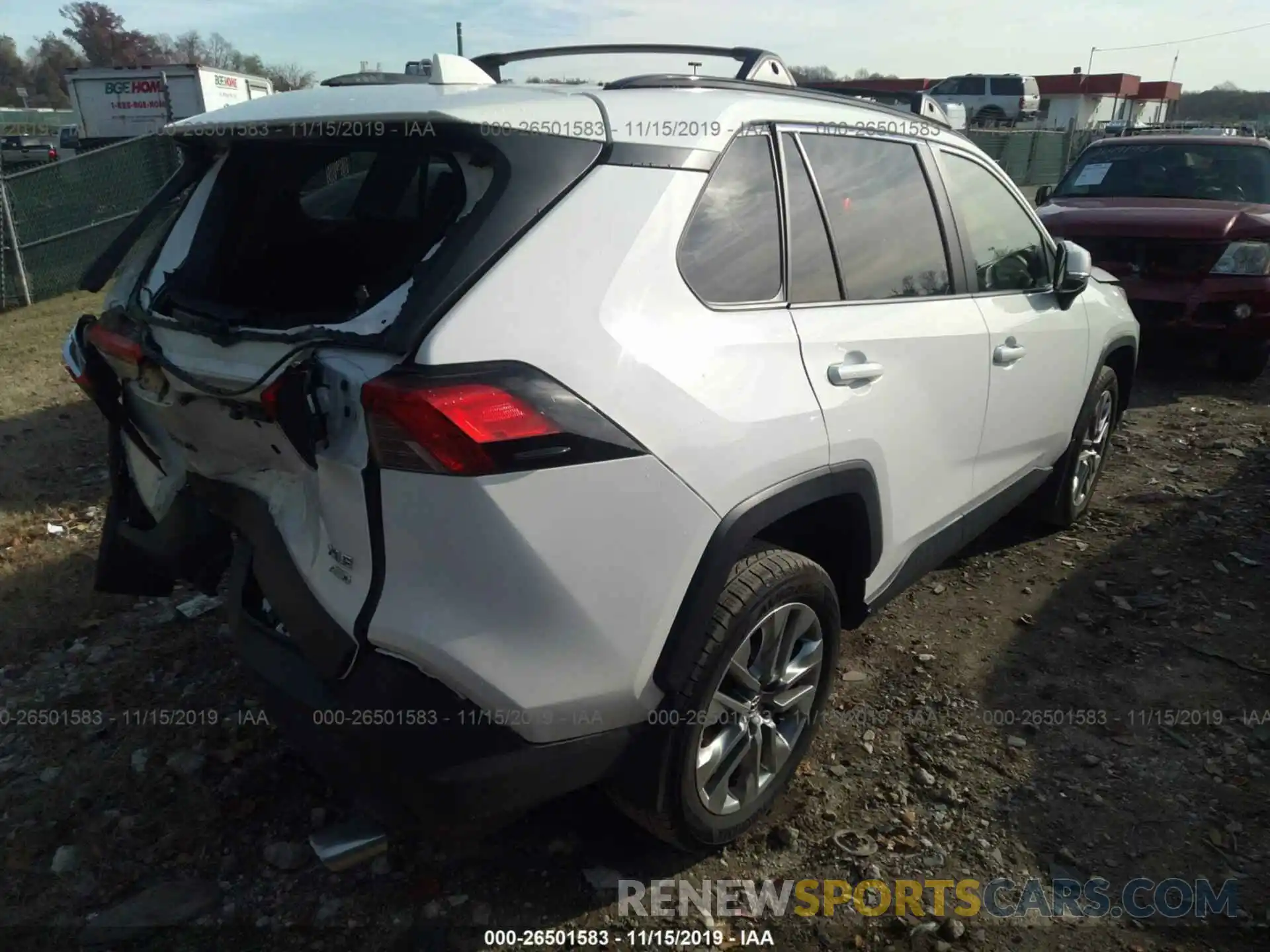 4 Фотография поврежденного автомобиля JTMA1RFV6KD514889 TOYOTA RAV4 2019