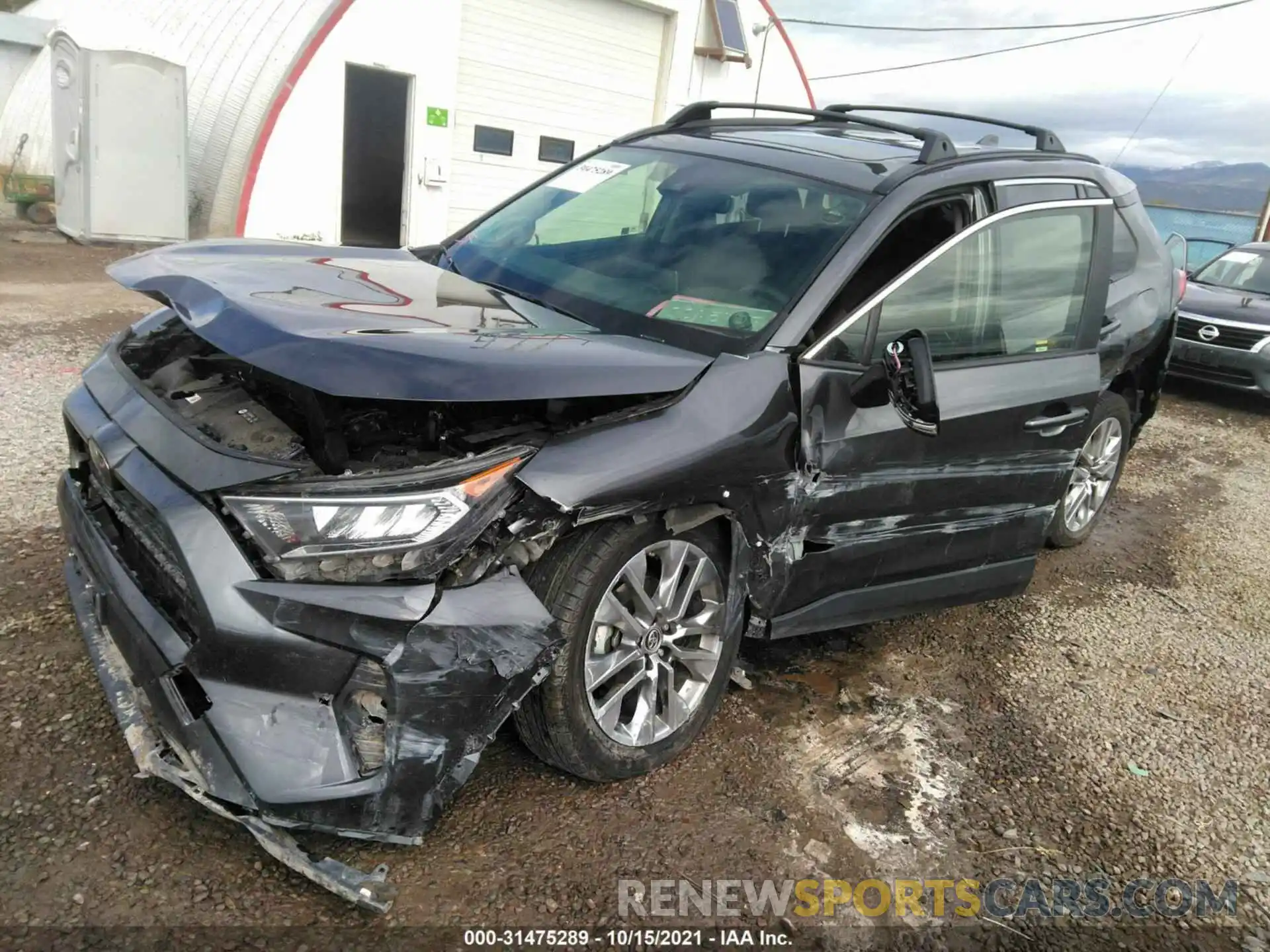 2 Photograph of a damaged car JTMA1RFV6KJ002521 TOYOTA RAV4 2019