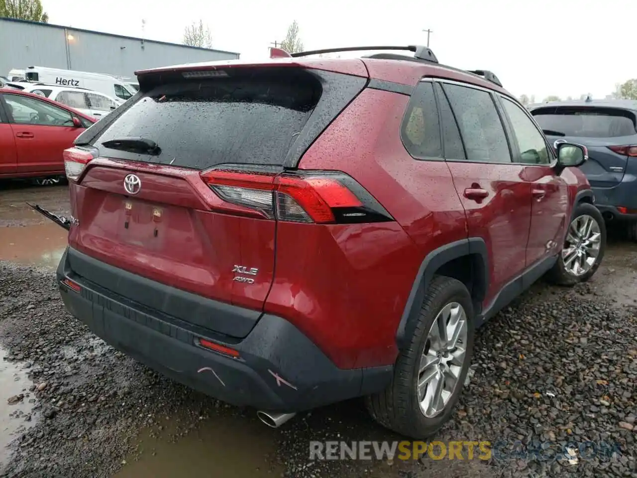 4 Photograph of a damaged car JTMA1RFV6KJ025099 TOYOTA RAV4 2019