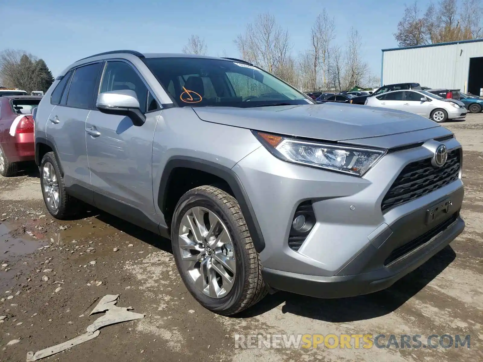 1 Photograph of a damaged car JTMA1RFV7KD008861 TOYOTA RAV4 2019