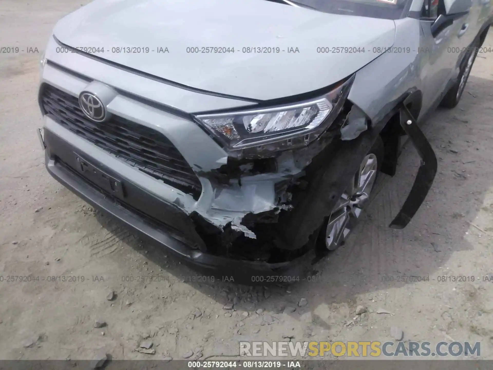 6 Фотография поврежденного автомобиля JTMA1RFV7KD013445 TOYOTA RAV4 2019
