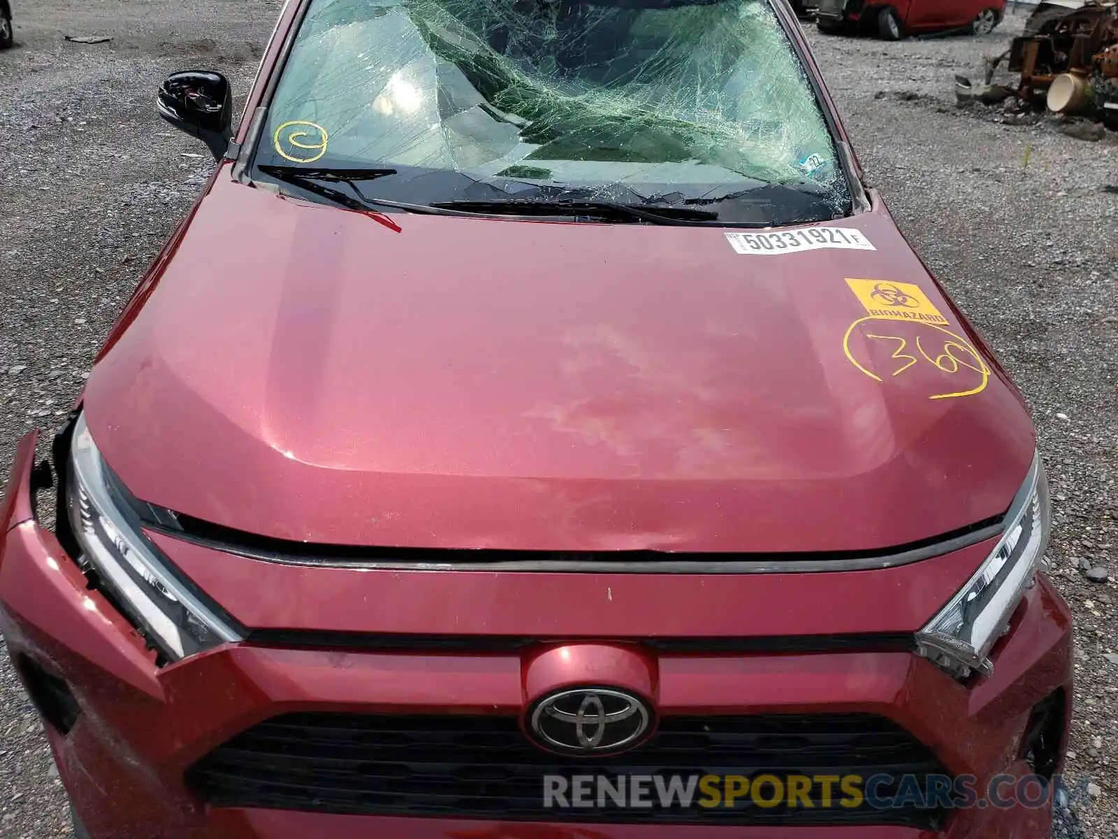 7 Photograph of a damaged car JTMA1RFV7KD022145 TOYOTA RAV4 2019