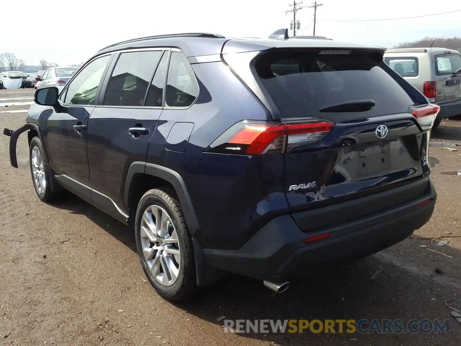 3 Photograph of a damaged car JTMA1RFV7KD035445 TOYOTA RAV4 2019