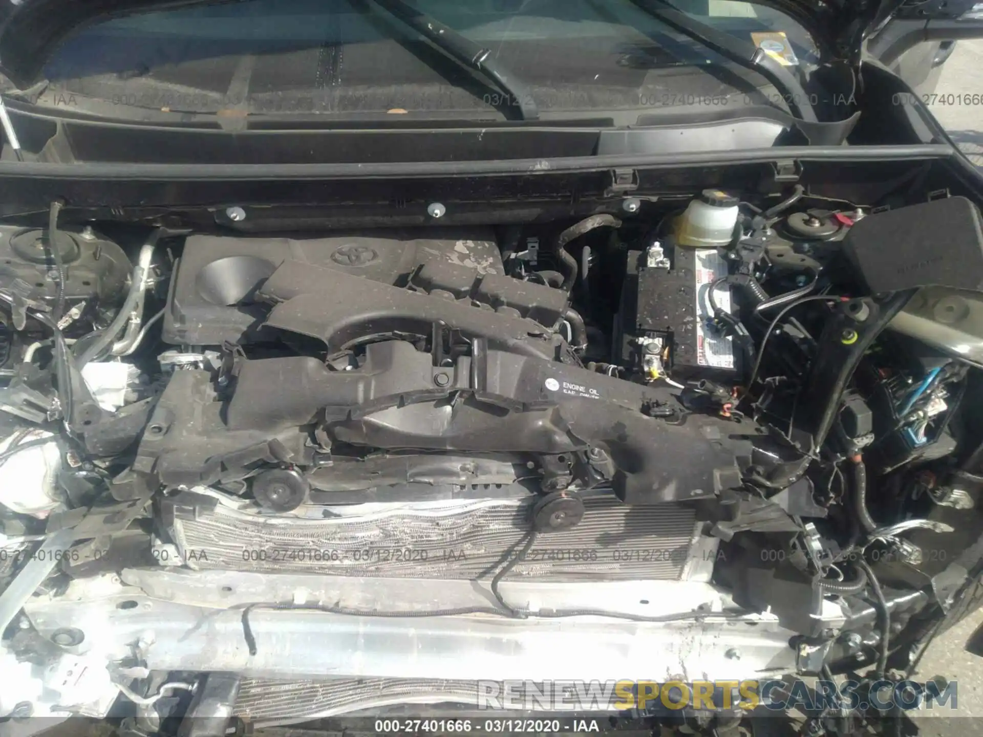 10 Фотография поврежденного автомобиля JTMA1RFV7KD037051 TOYOTA RAV4 2019