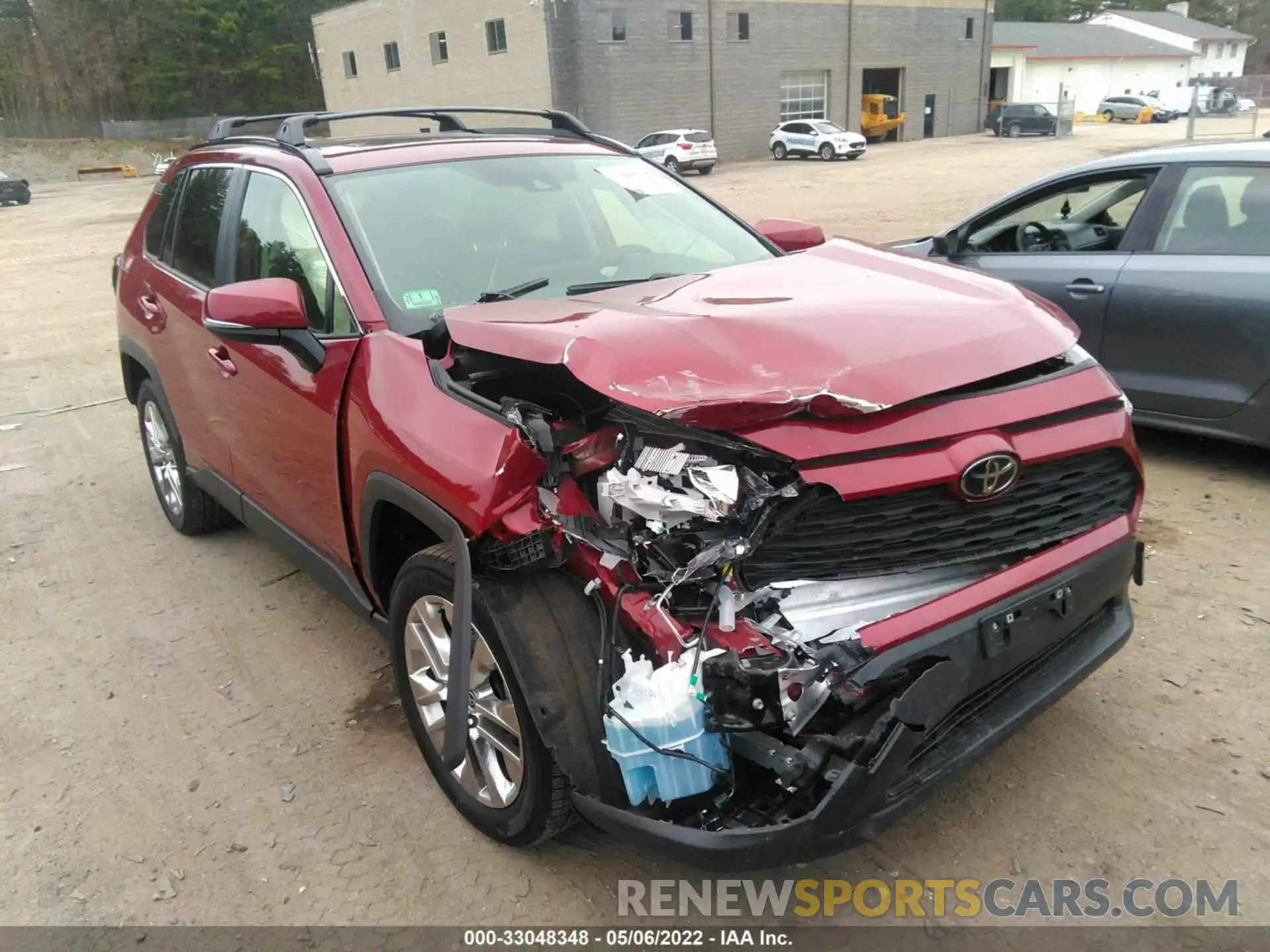 1 Photograph of a damaged car JTMA1RFV7KD046476 TOYOTA RAV4 2019