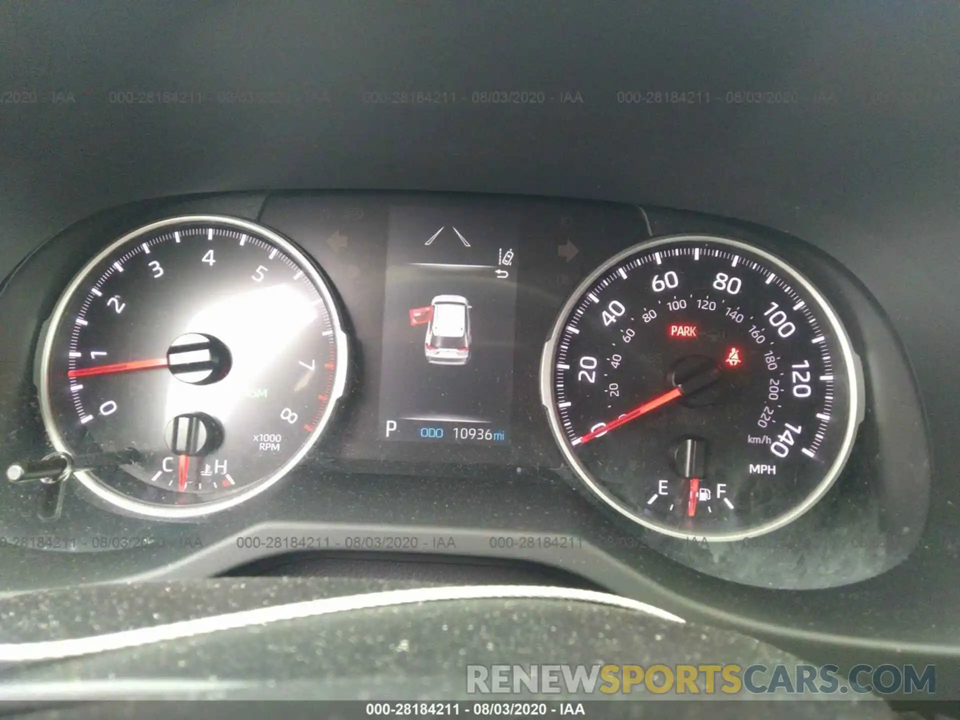 7 Photograph of a damaged car JTMA1RFV7KD502296 TOYOTA RAV4 2019