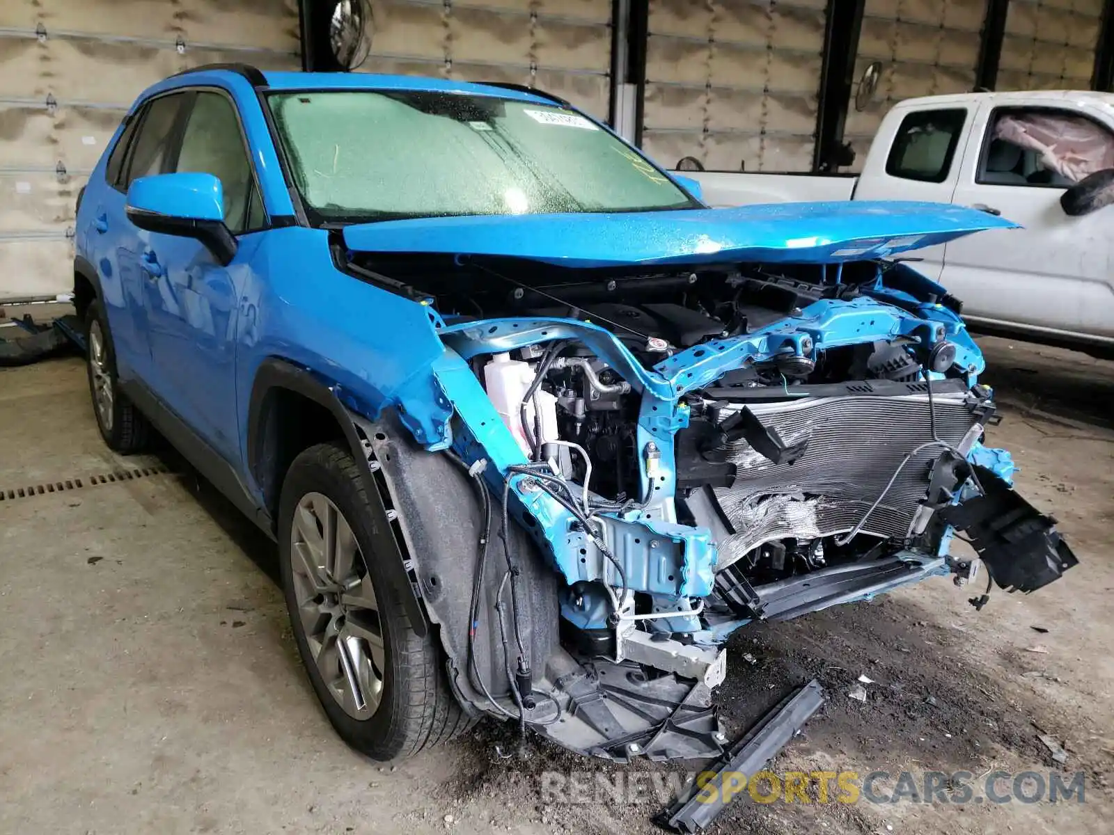 1 Photograph of a damaged car JTMA1RFV7KD512181 TOYOTA RAV4 2019