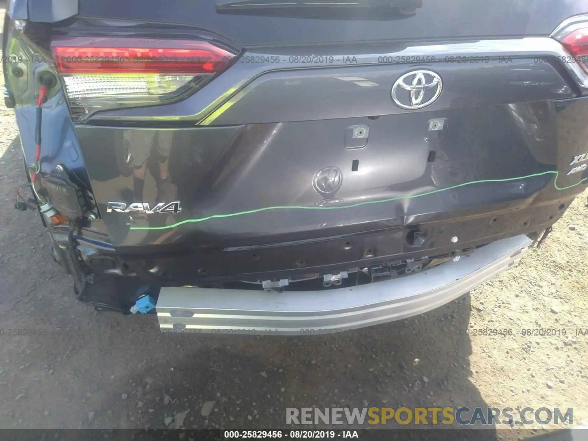 6 Photograph of a damaged car JTMA1RFV7KD514903 TOYOTA RAV4 2019