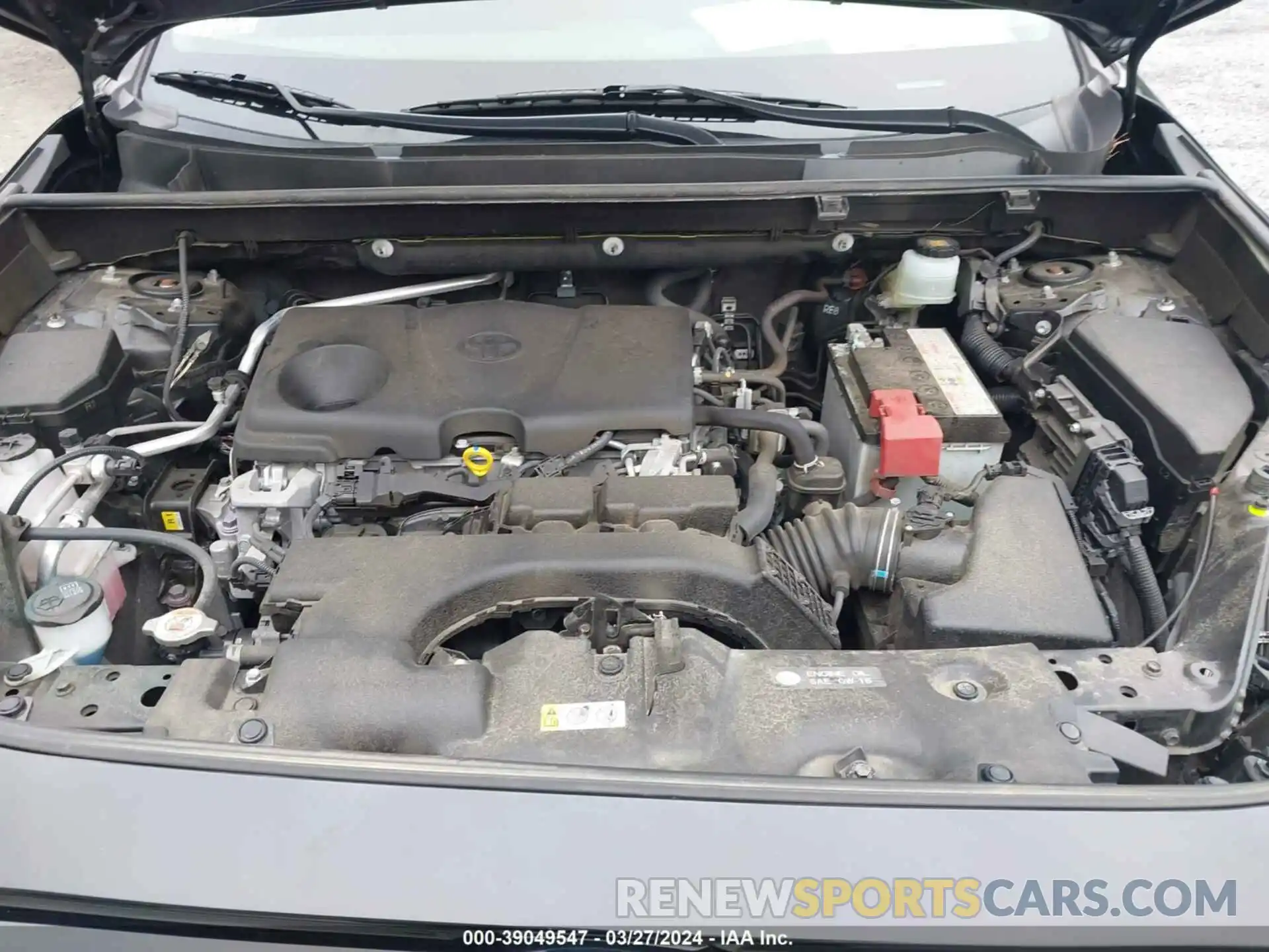 10 Photograph of a damaged car JTMA1RFV7KJ001636 TOYOTA RAV4 2019