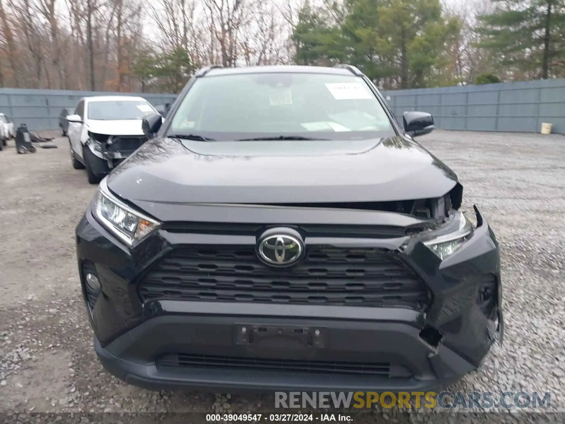 12 Photograph of a damaged car JTMA1RFV7KJ001636 TOYOTA RAV4 2019