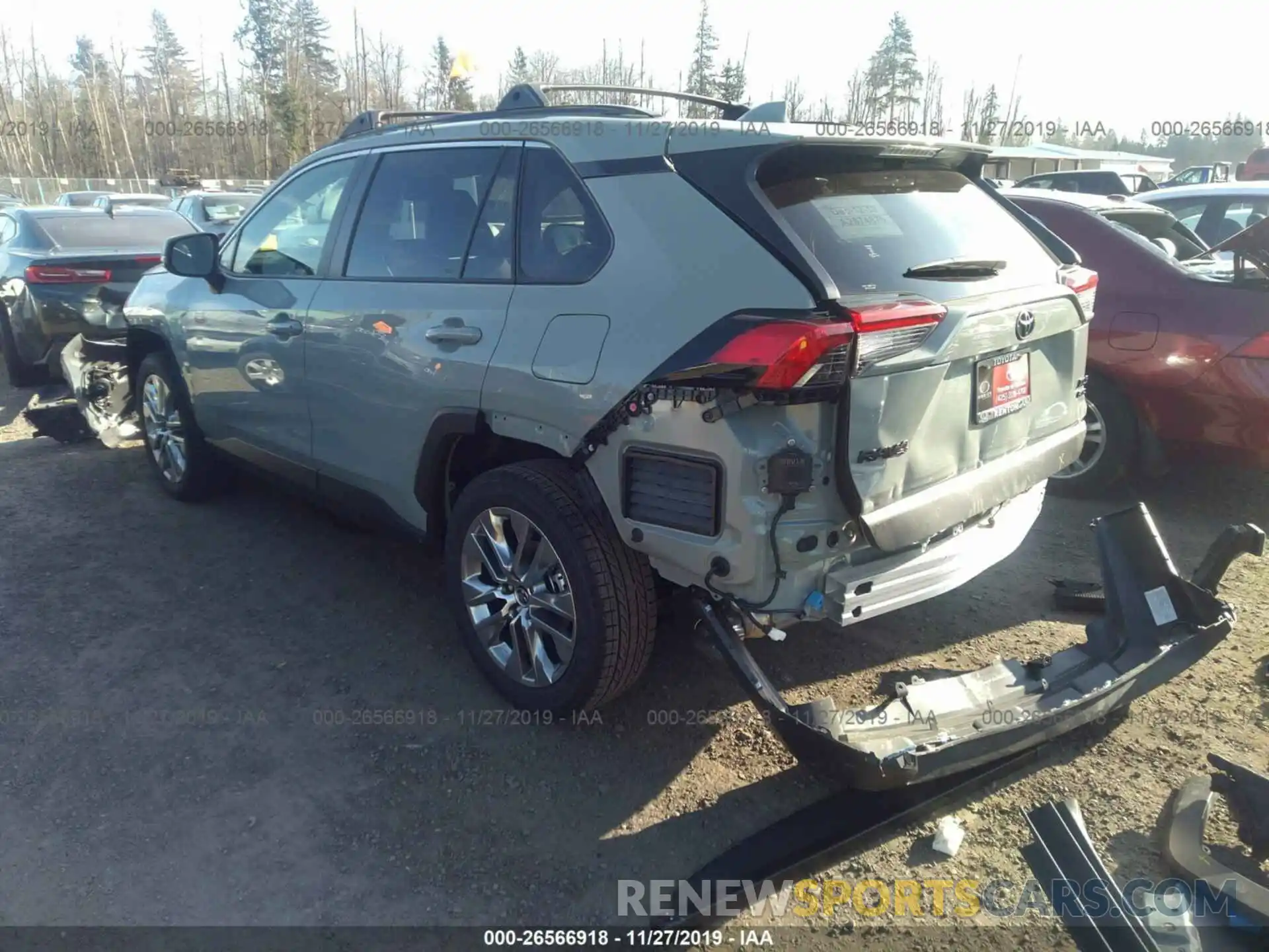 3 Photograph of a damaged car JTMA1RFV7KJ023846 TOYOTA RAV4 2019