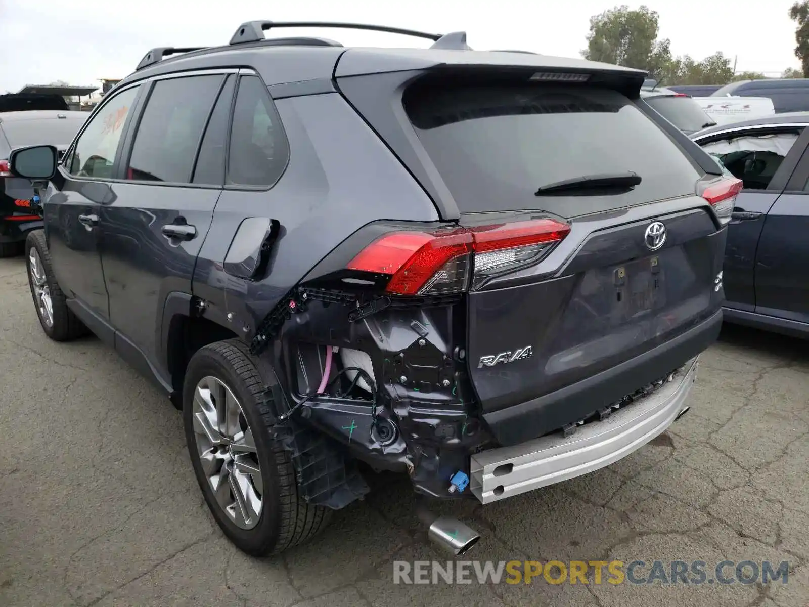 3 Photograph of a damaged car JTMA1RFV8KD003667 TOYOTA RAV4 2019