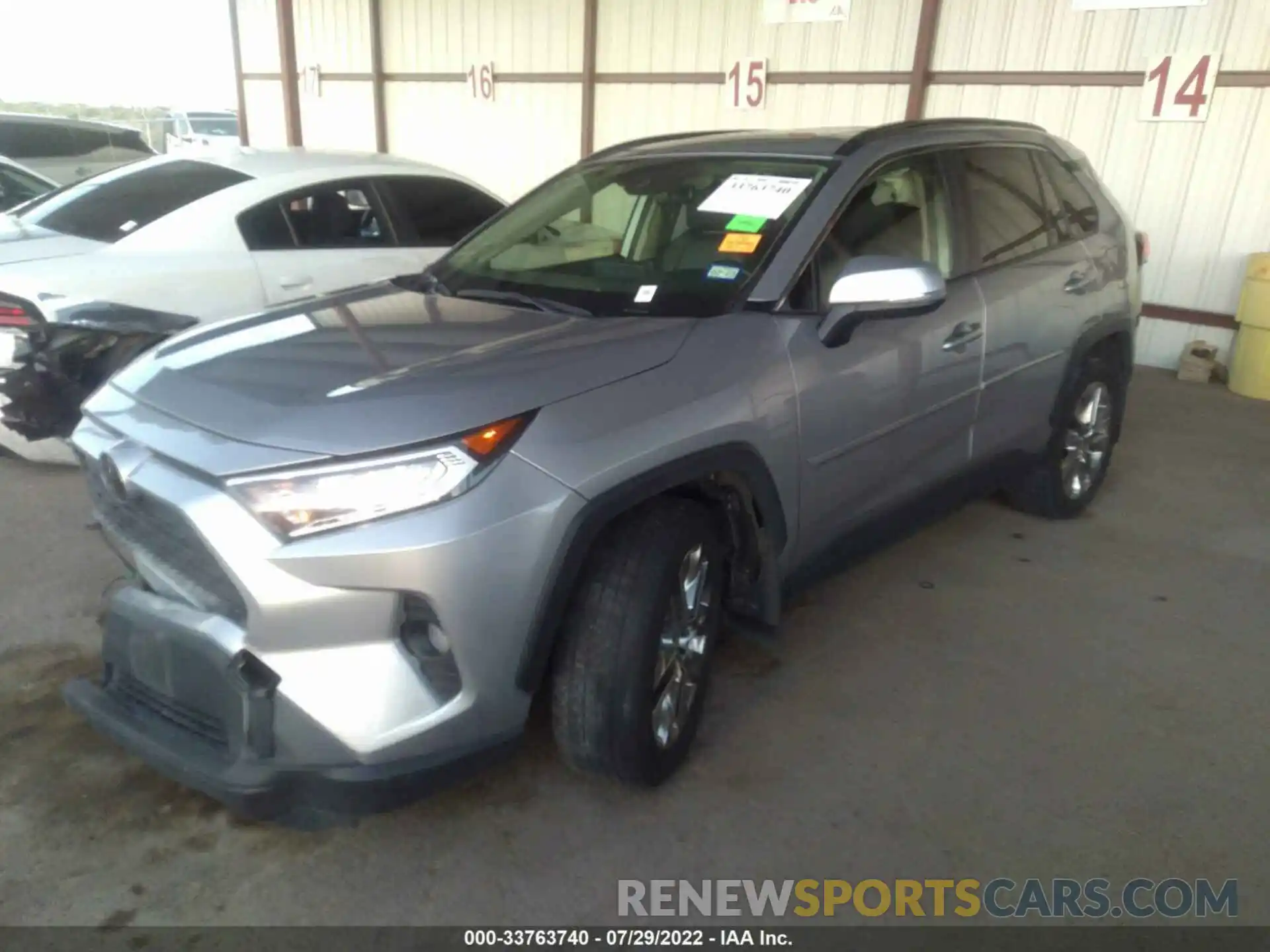 2 Photograph of a damaged car JTMA1RFV8KD009808 TOYOTA RAV4 2019