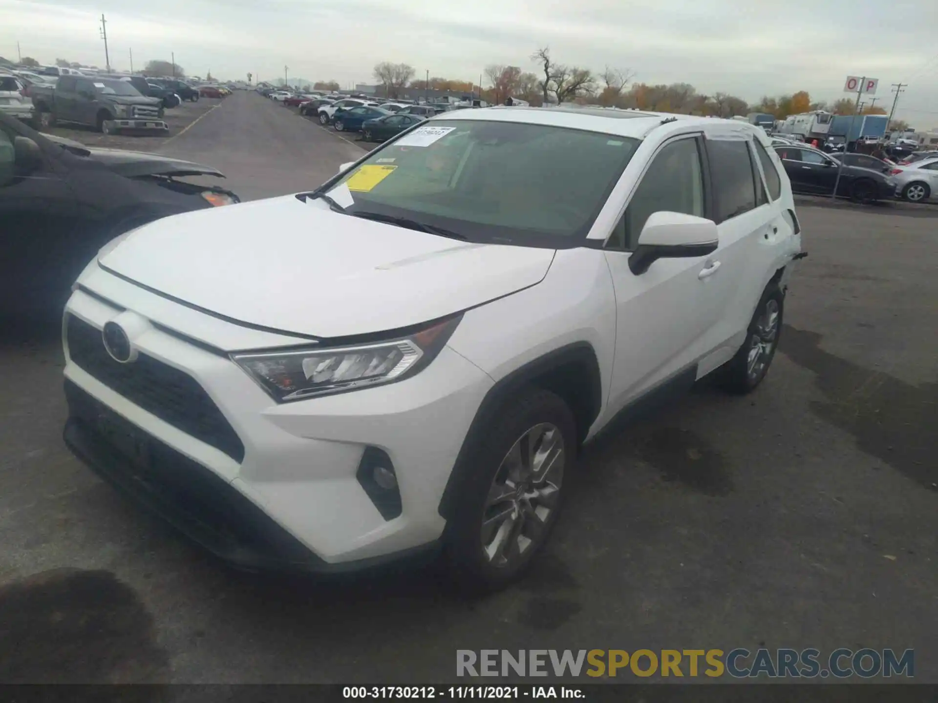 2 Photograph of a damaged car JTMA1RFV8KD010473 TOYOTA RAV4 2019