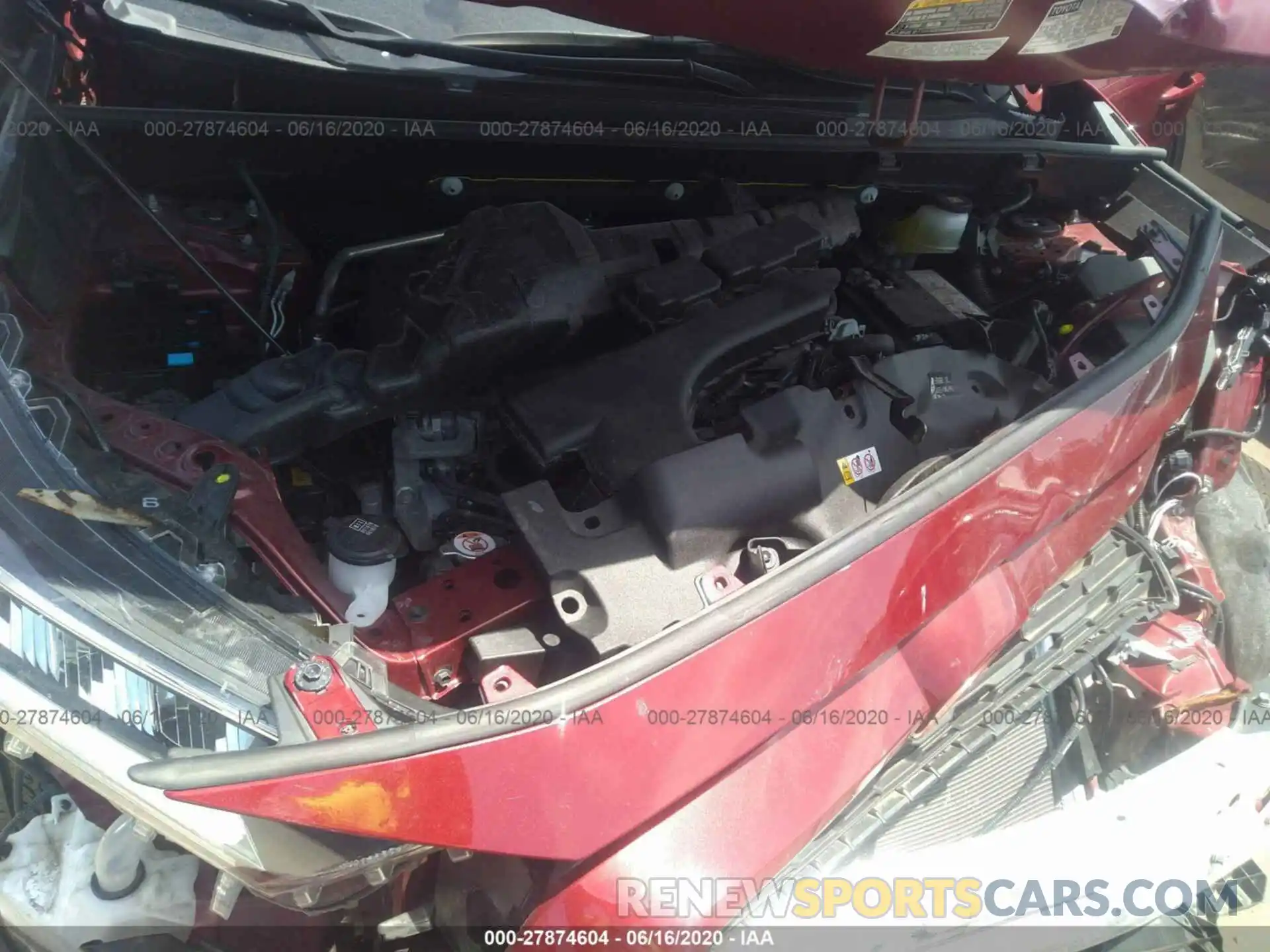 10 Photograph of a damaged car JTMA1RFV8KD011994 TOYOTA RAV4 2019