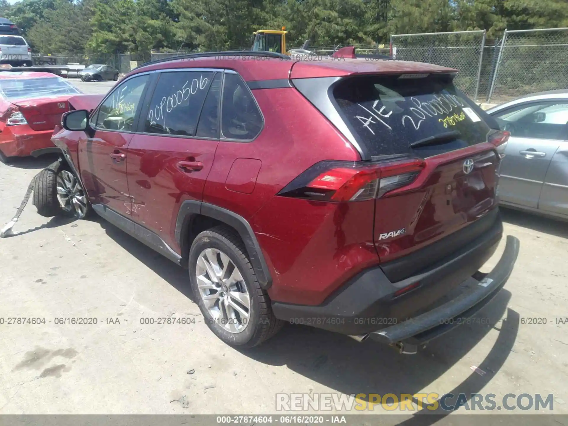 3 Photograph of a damaged car JTMA1RFV8KD011994 TOYOTA RAV4 2019