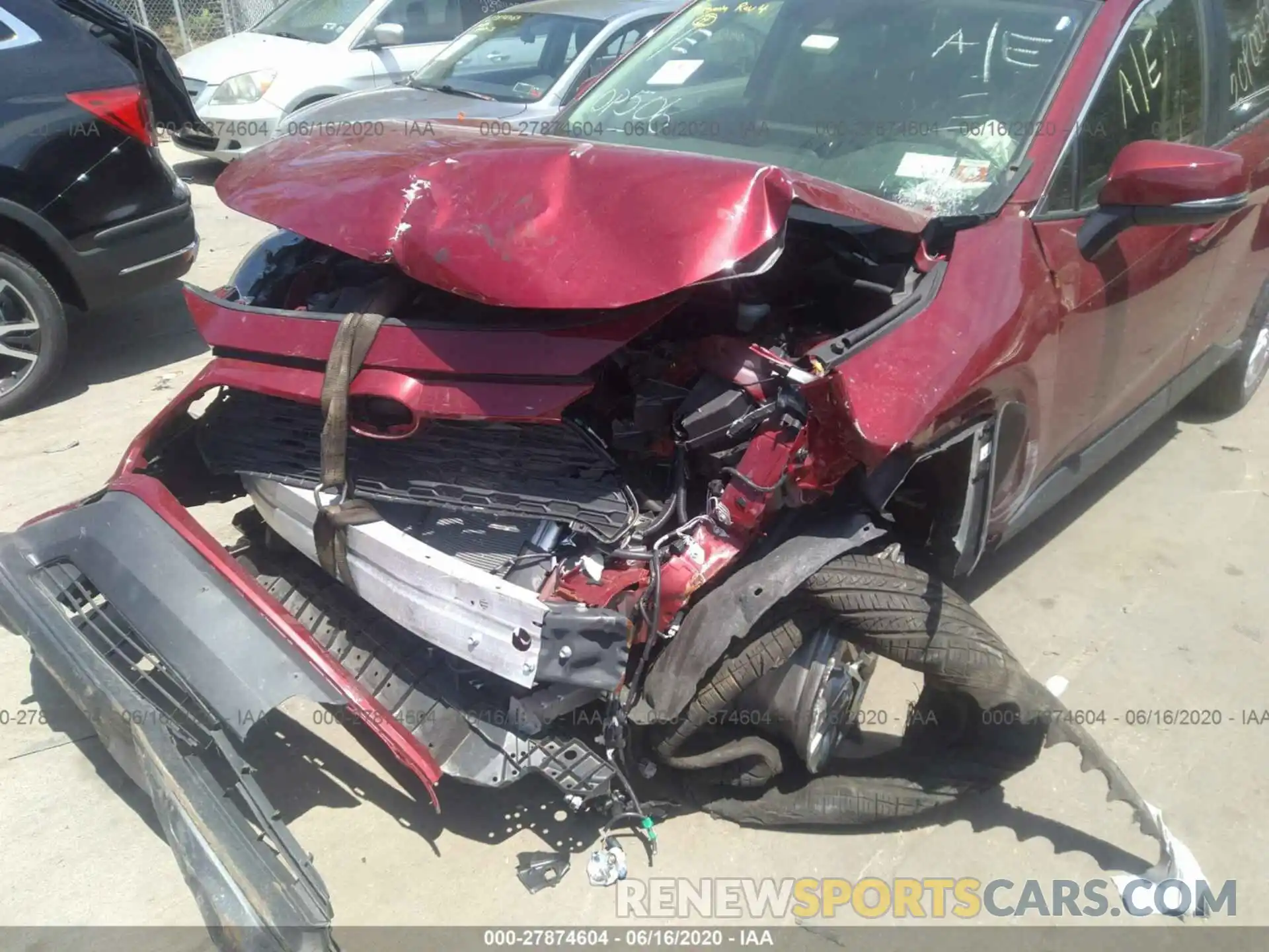 6 Photograph of a damaged car JTMA1RFV8KD011994 TOYOTA RAV4 2019