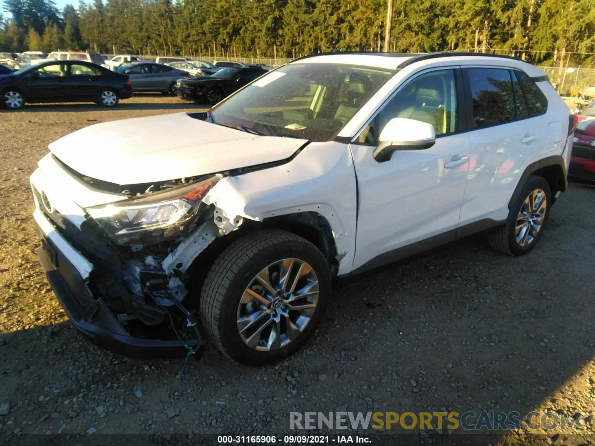 2 Photograph of a damaged car JTMA1RFV8KD014300 TOYOTA RAV4 2019