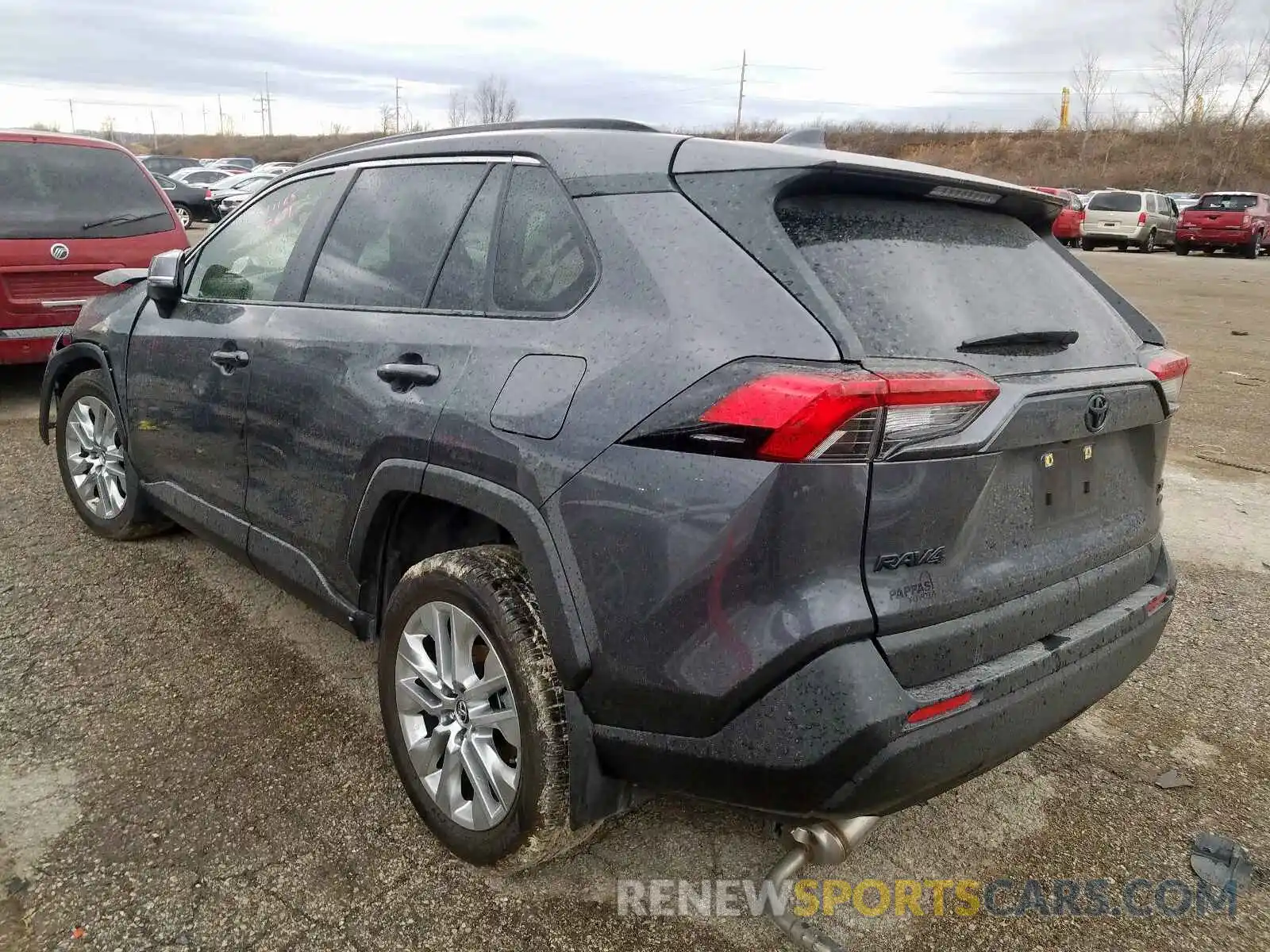 3 Photograph of a damaged car JTMA1RFV8KD033171 TOYOTA RAV4 2019