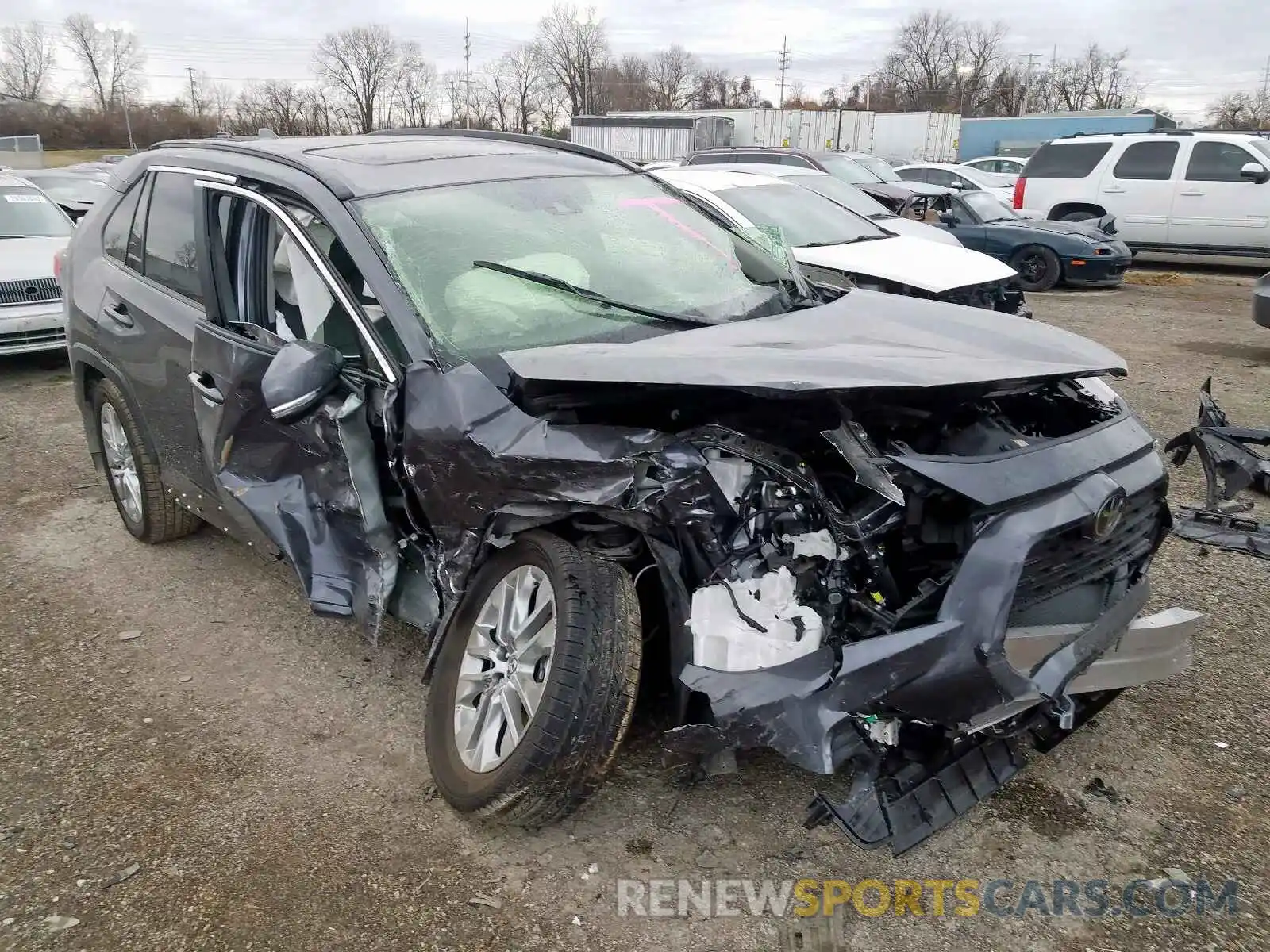 9 Photograph of a damaged car JTMA1RFV8KD033171 TOYOTA RAV4 2019