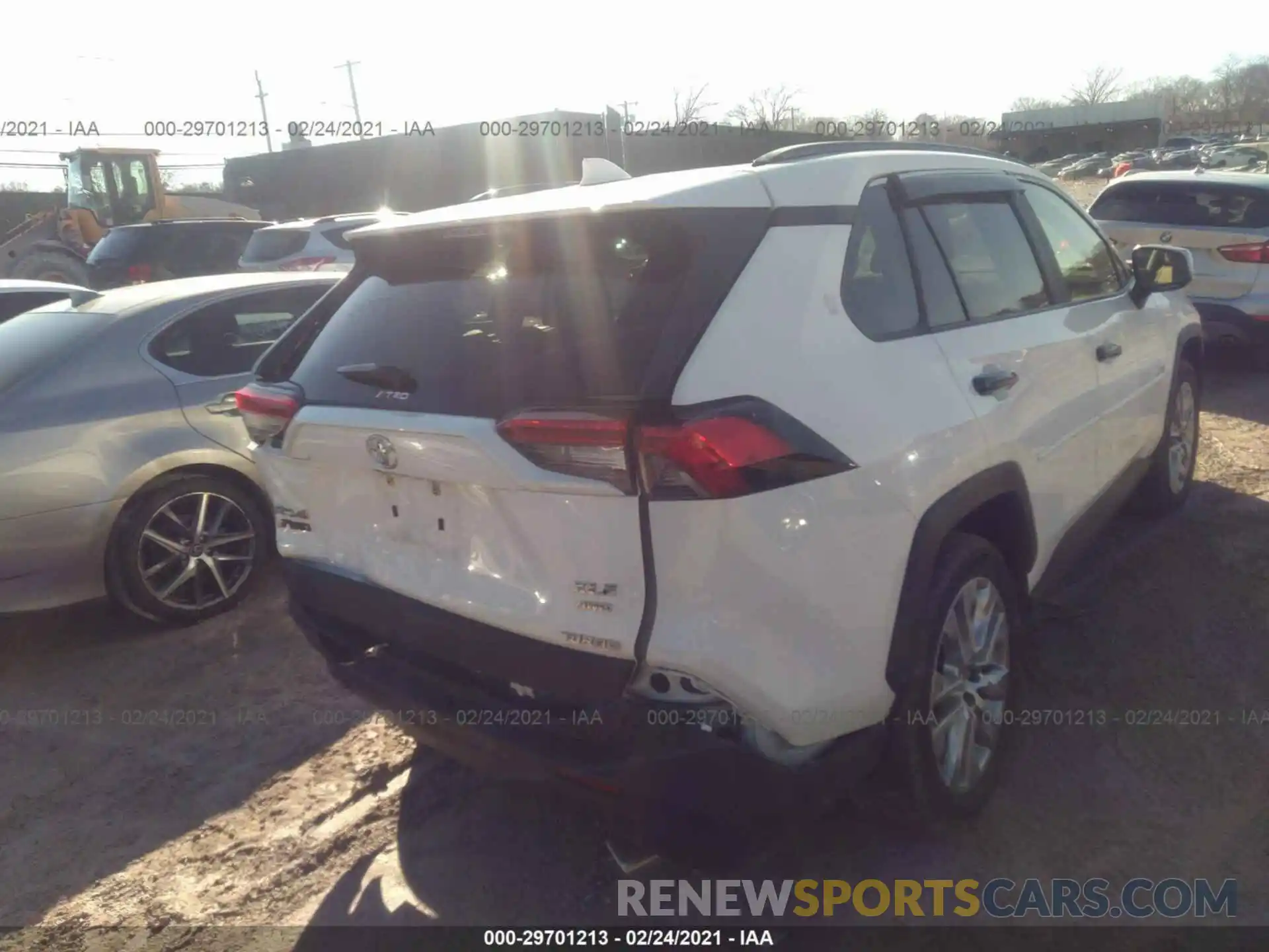 6 Photograph of a damaged car JTMA1RFV8KD043795 TOYOTA RAV4 2019