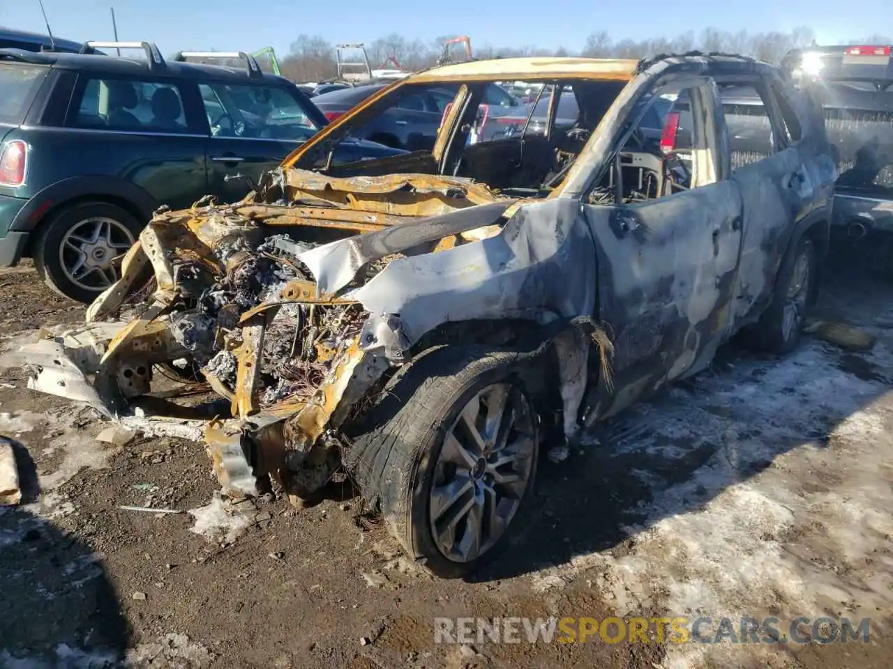 2 Photograph of a damaged car JTMA1RFV8KD505532 TOYOTA RAV4 2019