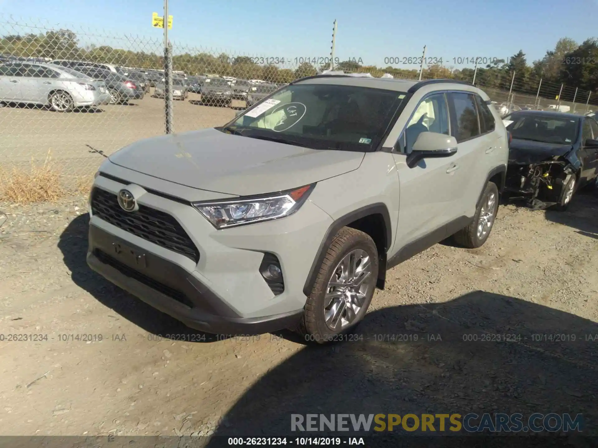 2 Photograph of a damaged car JTMA1RFV8KD507667 TOYOTA RAV4 2019