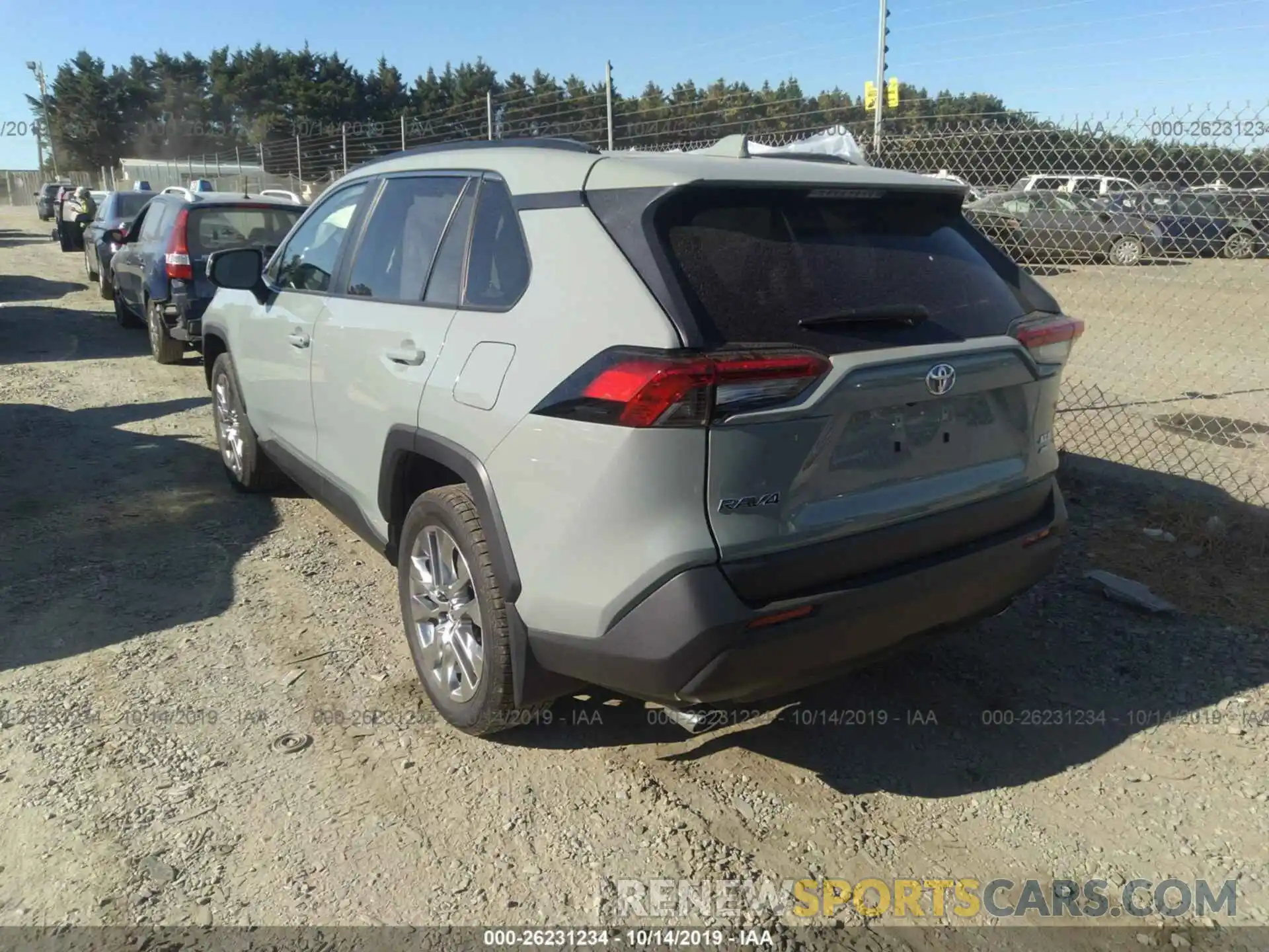 3 Photograph of a damaged car JTMA1RFV8KD507667 TOYOTA RAV4 2019