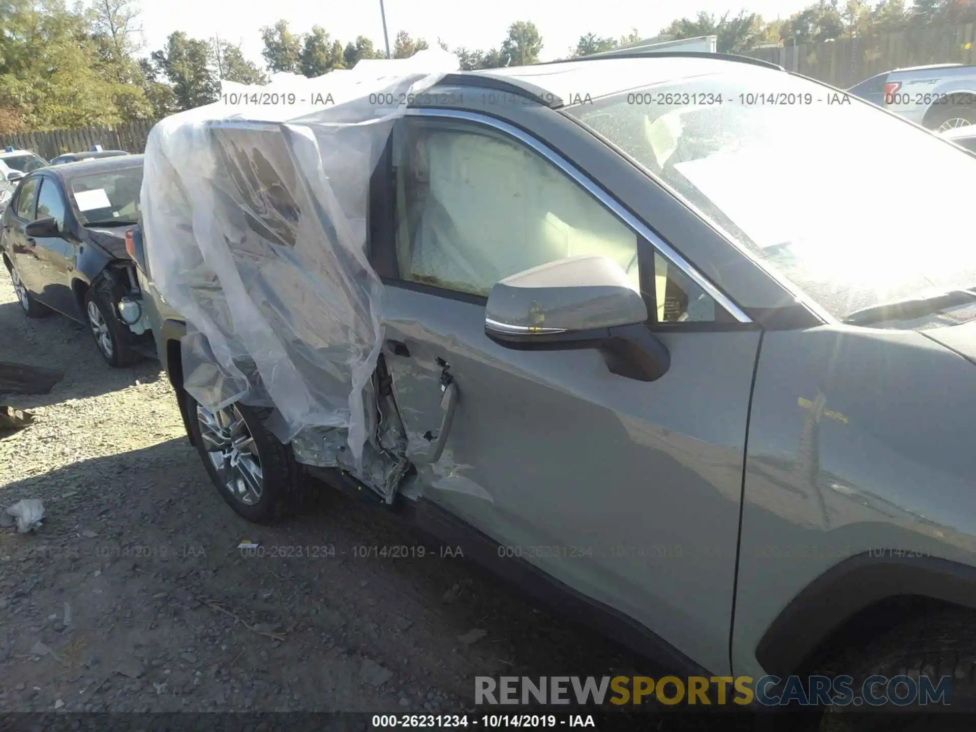 6 Photograph of a damaged car JTMA1RFV8KD507667 TOYOTA RAV4 2019