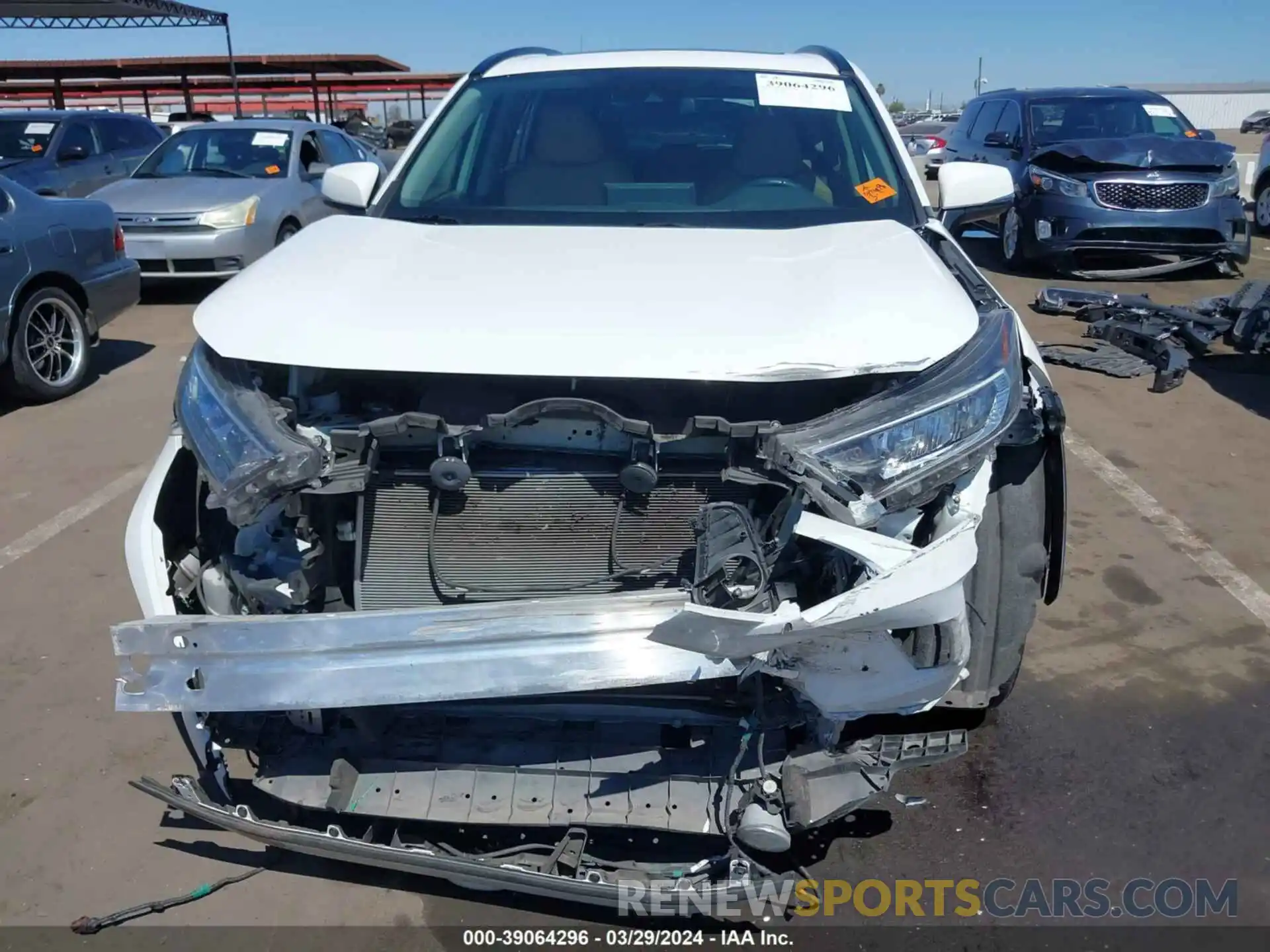 6 Photograph of a damaged car JTMA1RFV8KJ001693 TOYOTA RAV4 2019