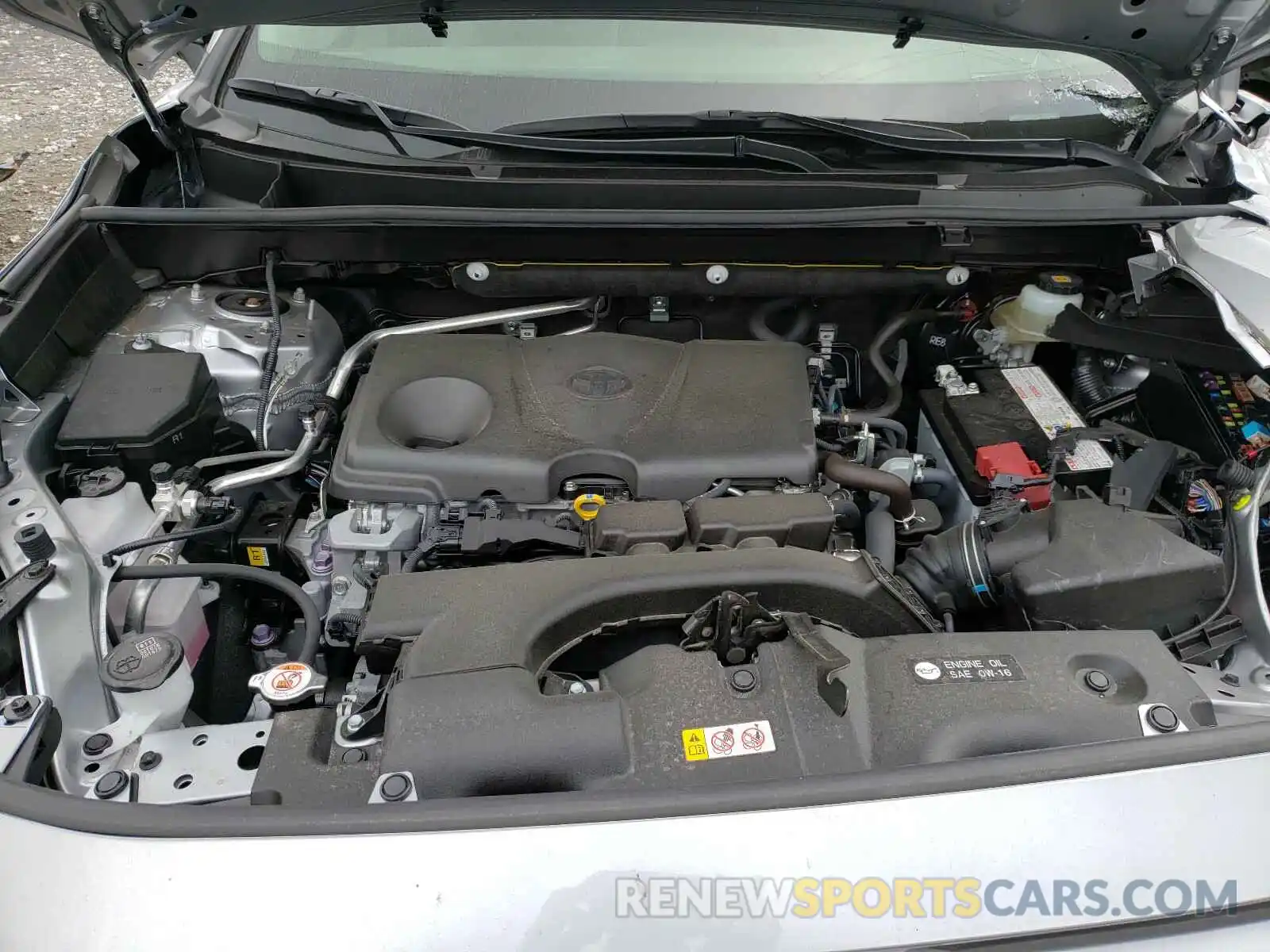 7 Photograph of a damaged car JTMA1RFV8KJ004366 TOYOTA RAV4 2019