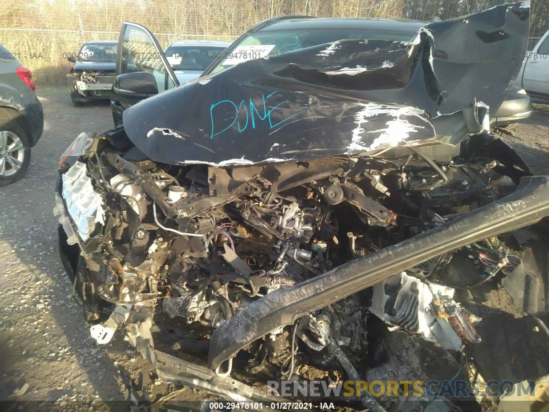 10 Photograph of a damaged car JTMA1RFV8KJ016923 TOYOTA RAV4 2019