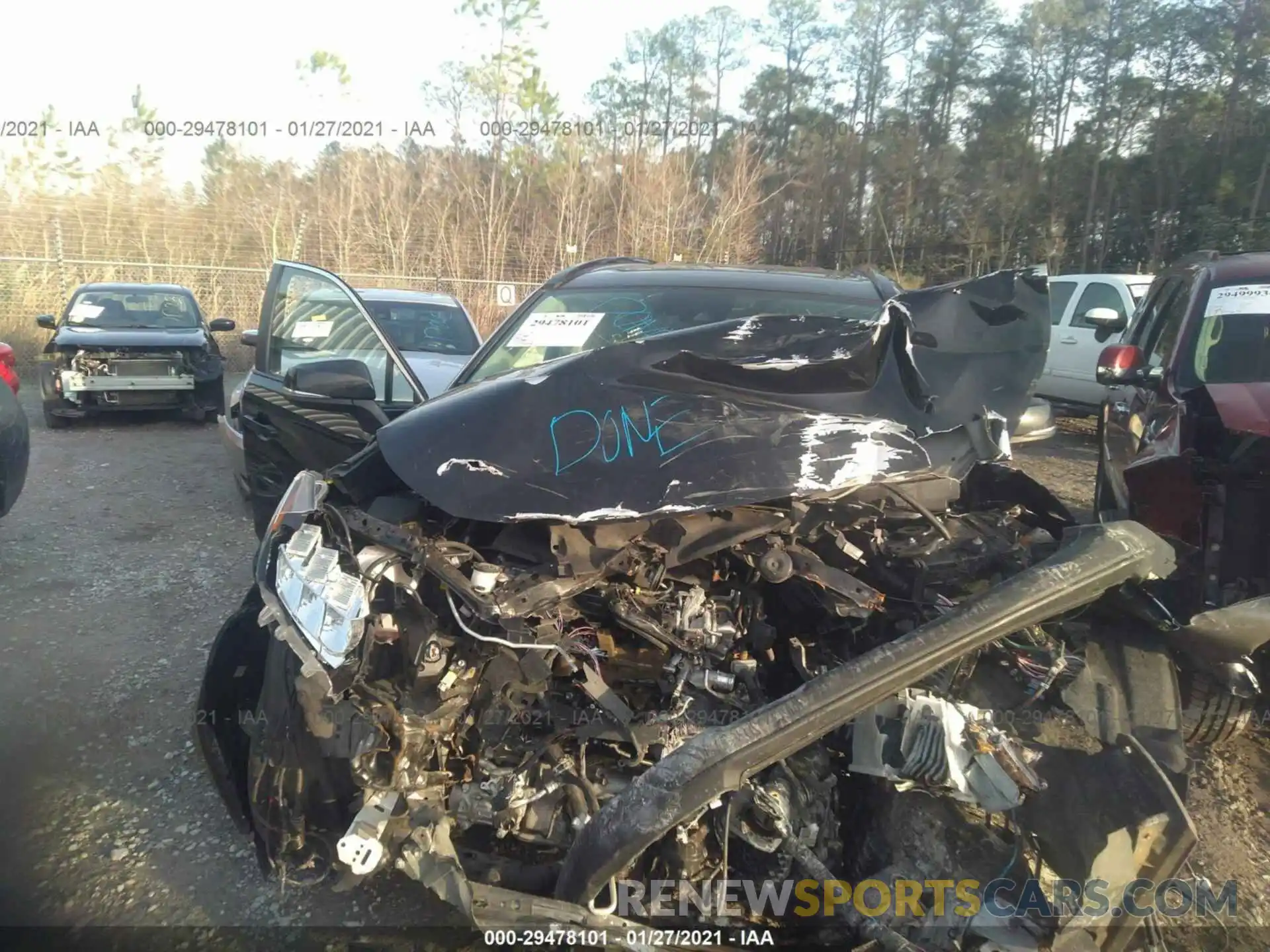 6 Photograph of a damaged car JTMA1RFV8KJ016923 TOYOTA RAV4 2019