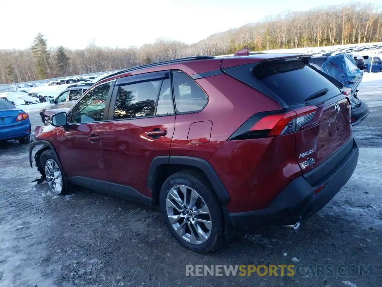 2 Photograph of a damaged car JTMA1RFV8KJ024035 TOYOTA RAV4 2019