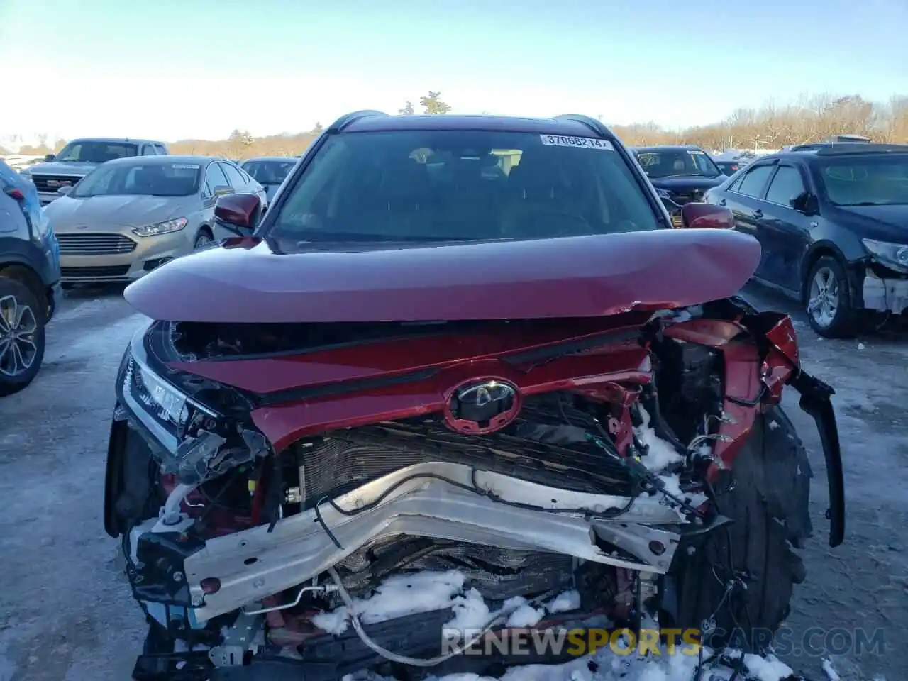 5 Photograph of a damaged car JTMA1RFV8KJ024035 TOYOTA RAV4 2019