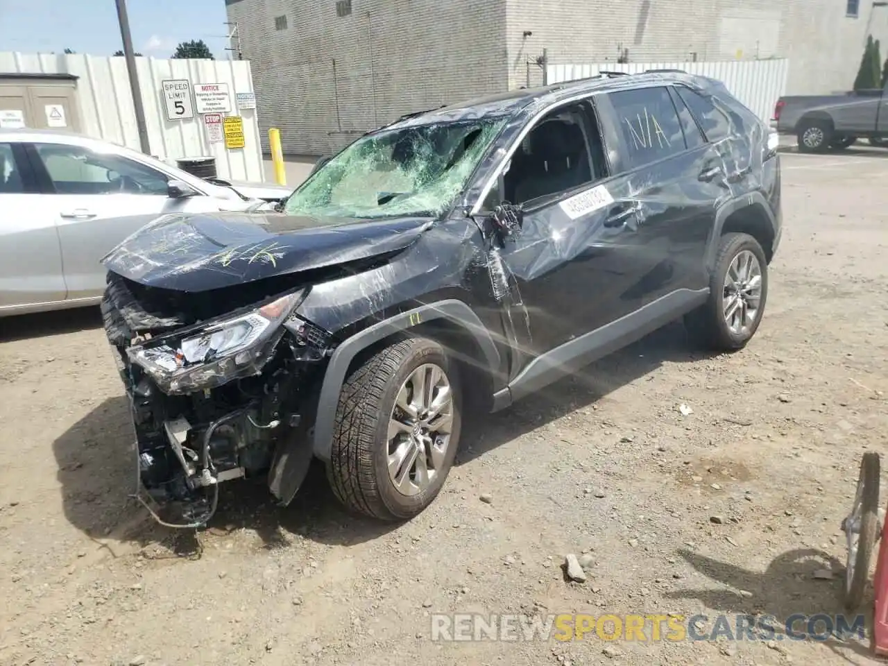 2 Photograph of a damaged car JTMA1RFV9KD006884 TOYOTA RAV4 2019