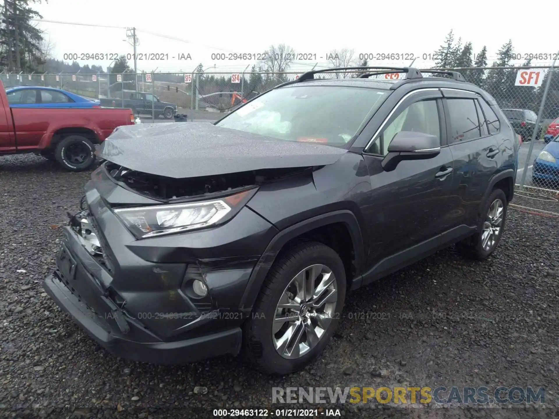 2 Photograph of a damaged car JTMA1RFV9KD016024 TOYOTA RAV4 2019