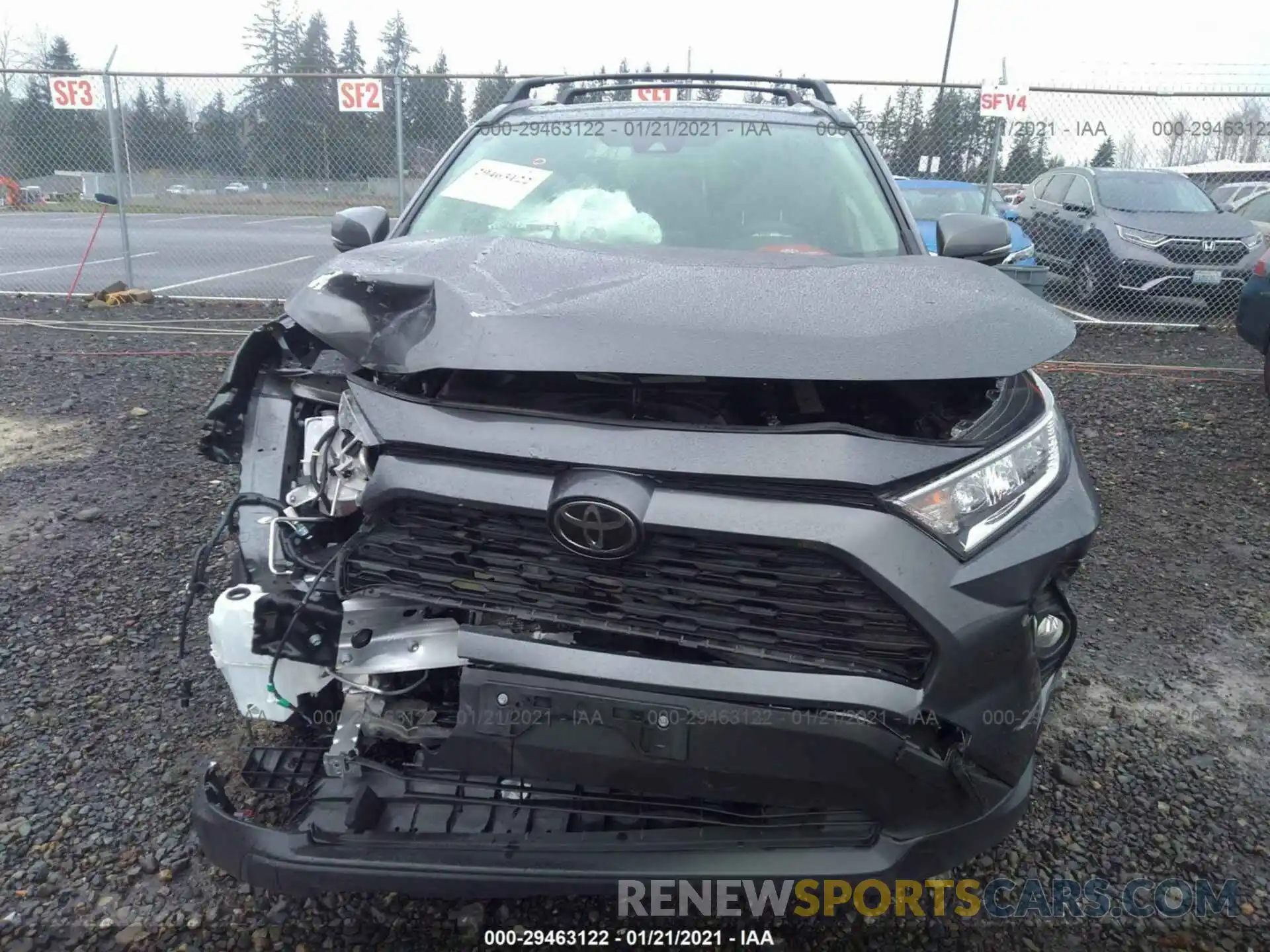 6 Photograph of a damaged car JTMA1RFV9KD016024 TOYOTA RAV4 2019