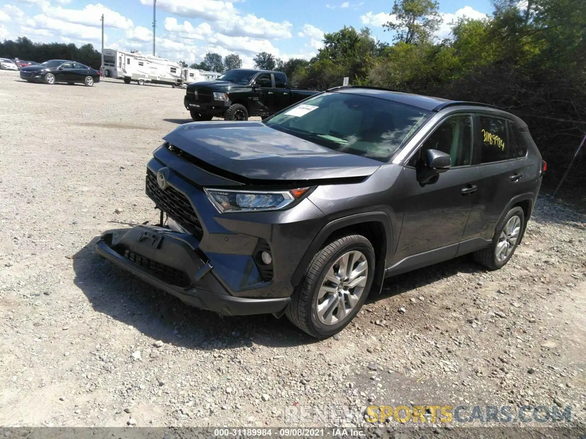 2 Photograph of a damaged car JTMA1RFV9KD037729 TOYOTA RAV4 2019