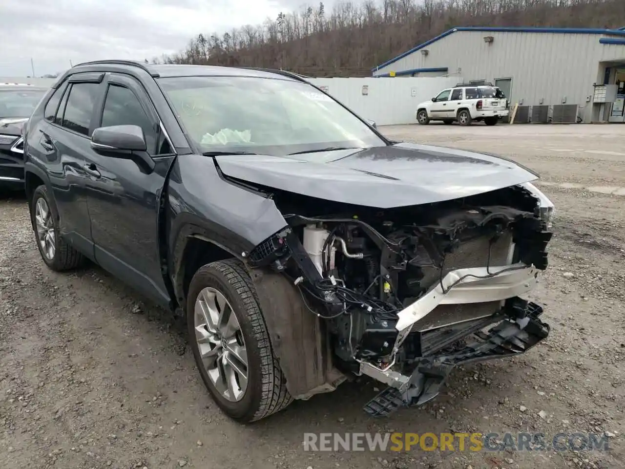 1 Photograph of a damaged car JTMA1RFV9KD040727 TOYOTA RAV4 2019