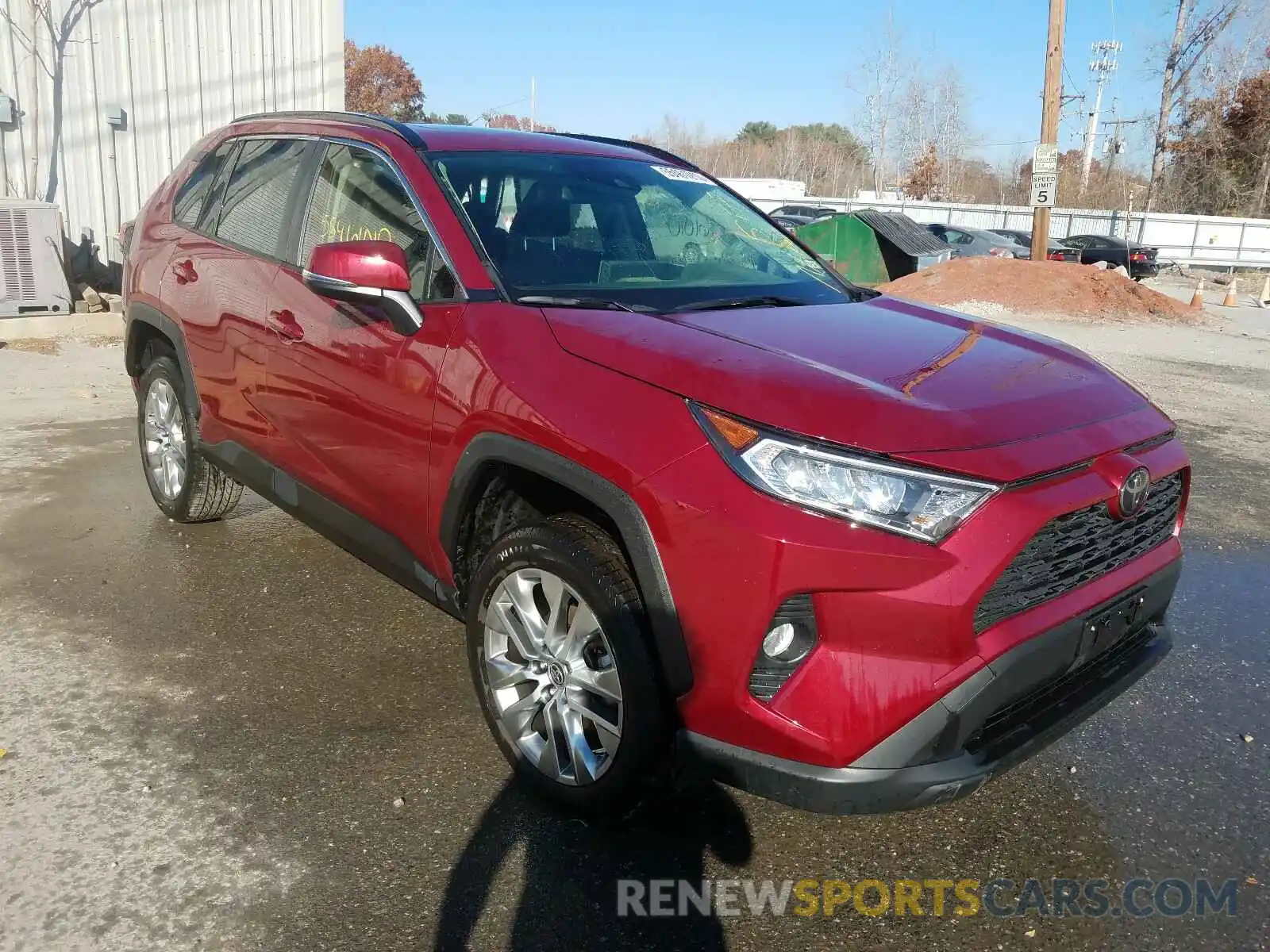 1 Photograph of a damaged car JTMA1RFV9KD042784 TOYOTA RAV4 2019