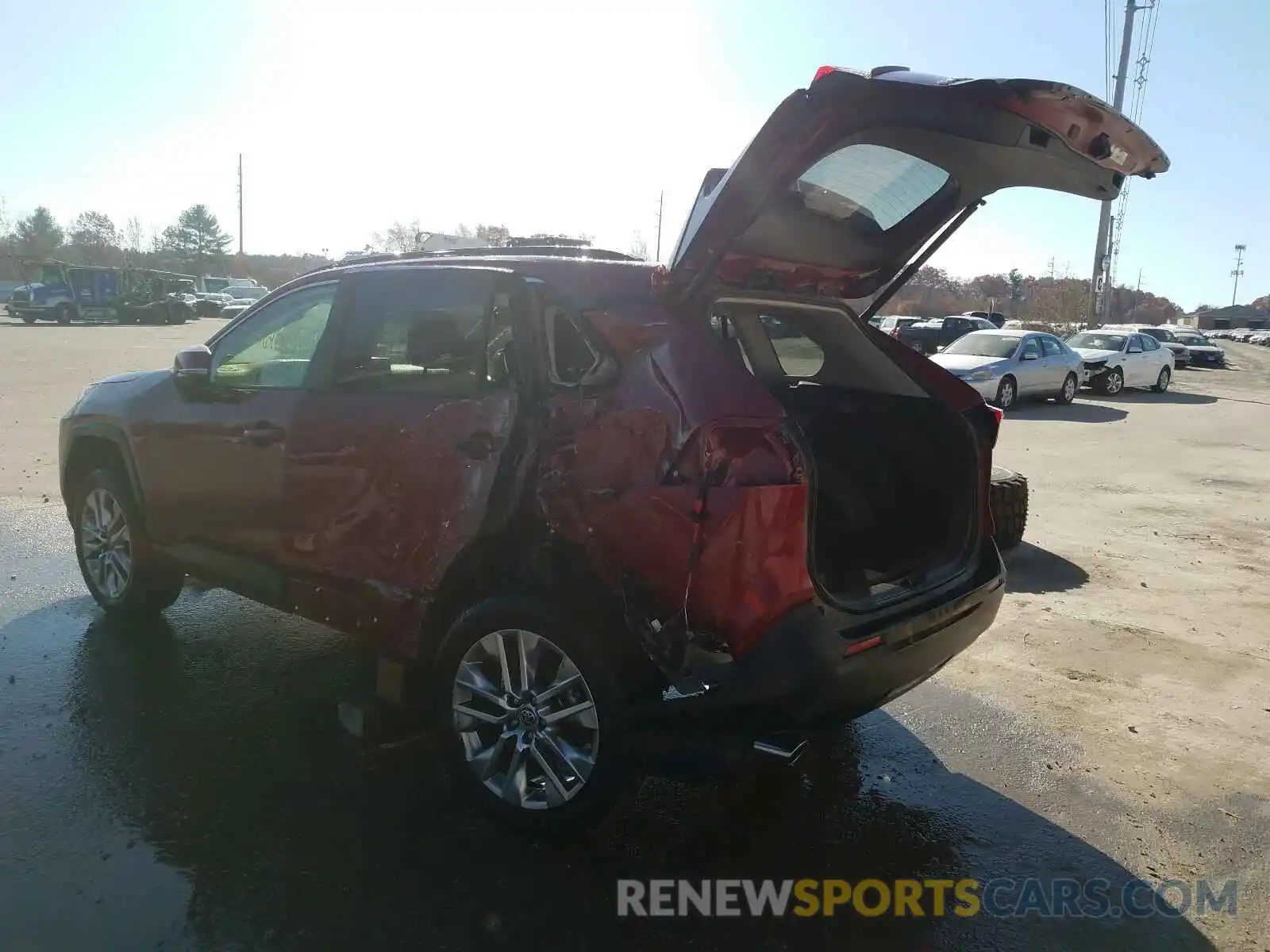 3 Photograph of a damaged car JTMA1RFV9KD042784 TOYOTA RAV4 2019