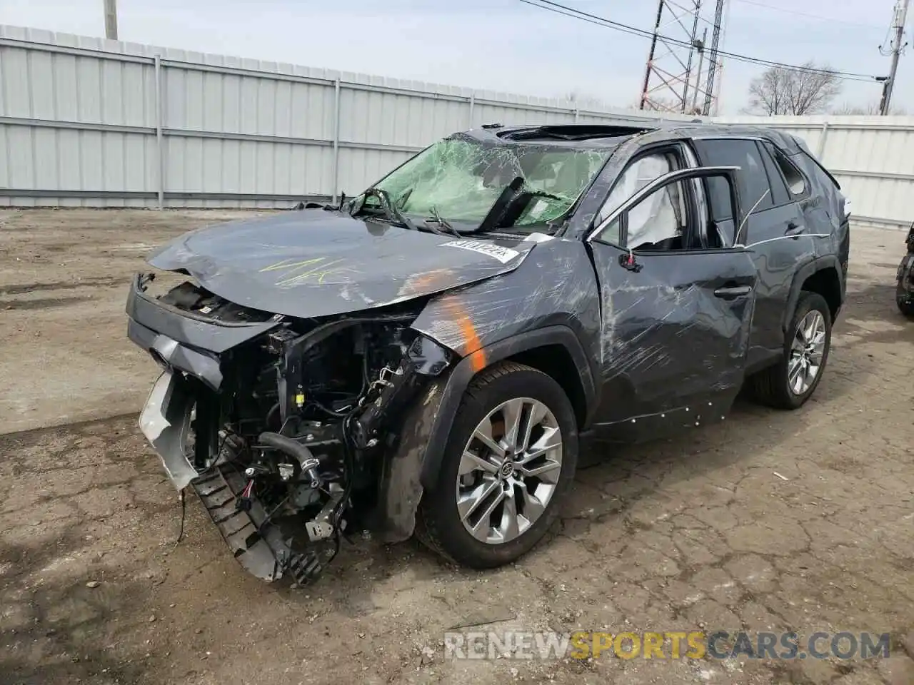 2 Photograph of a damaged car JTMA1RFV9KD042915 TOYOTA RAV4 2019