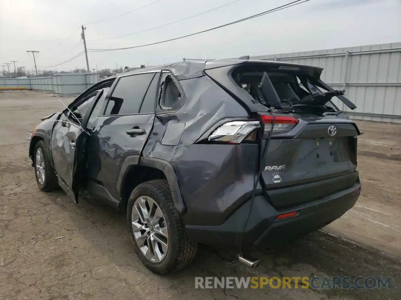 3 Photograph of a damaged car JTMA1RFV9KD042915 TOYOTA RAV4 2019