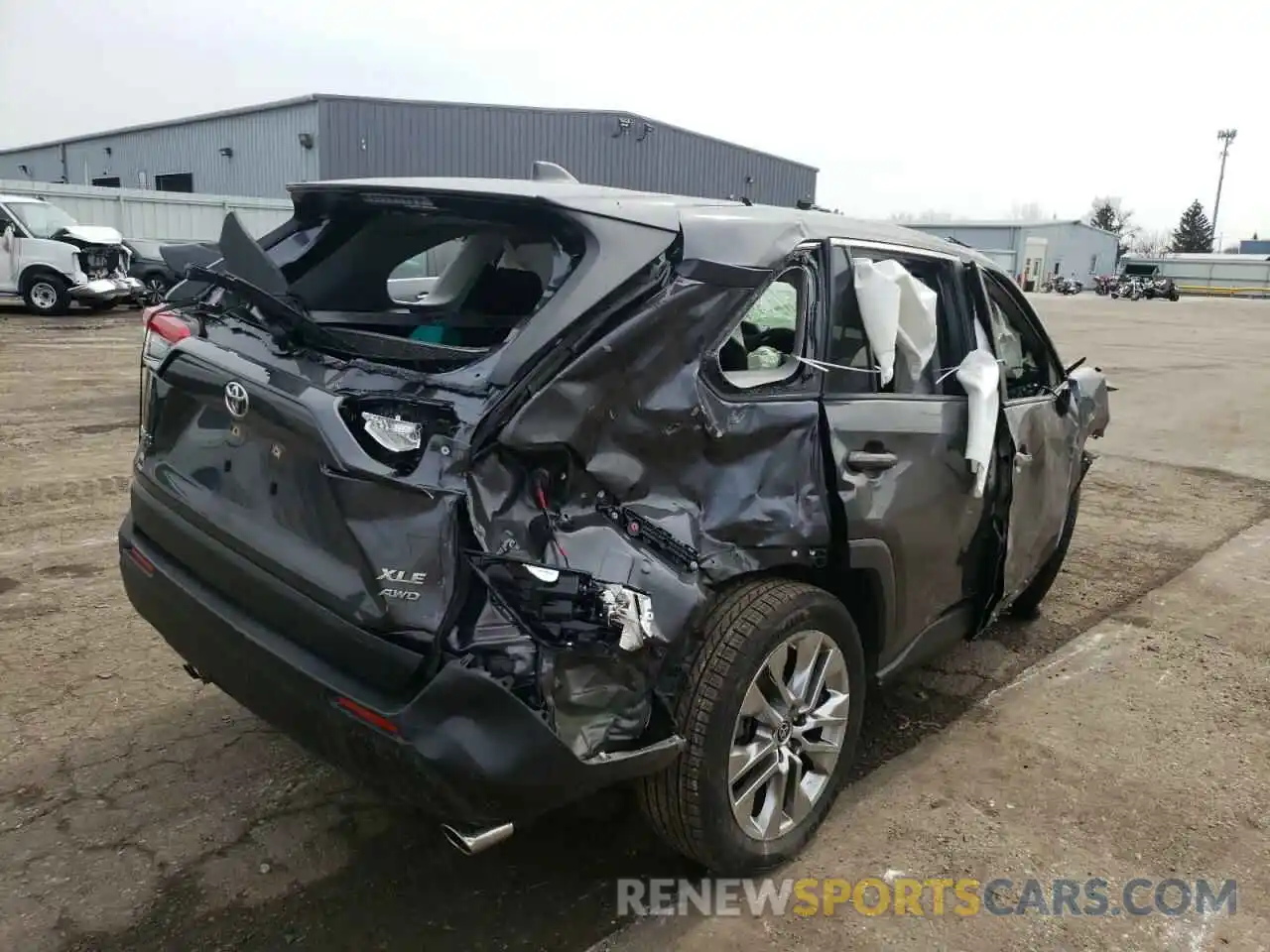 4 Photograph of a damaged car JTMA1RFV9KD042915 TOYOTA RAV4 2019