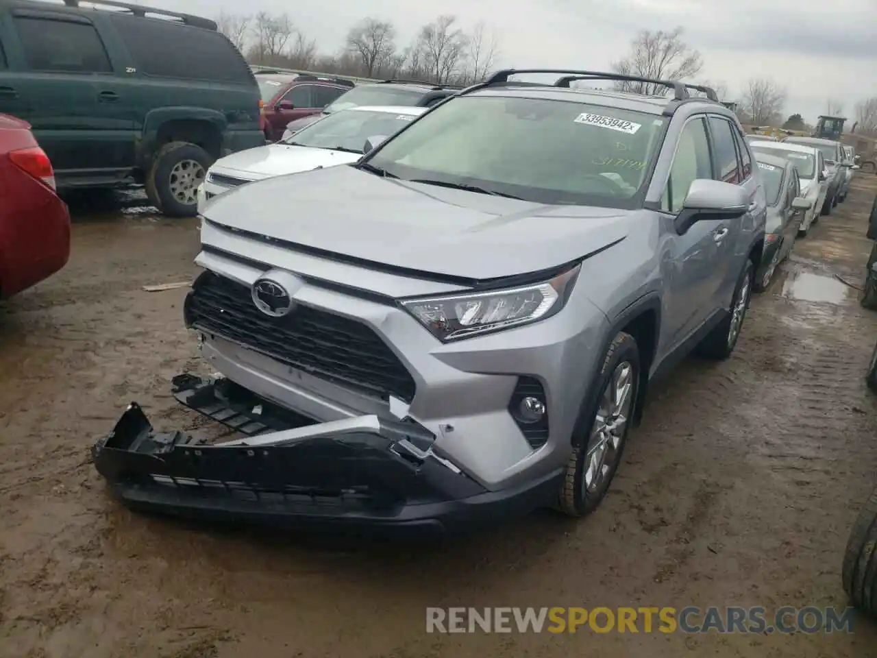 2 Photograph of a damaged car JTMA1RFV9KD047144 TOYOTA RAV4 2019