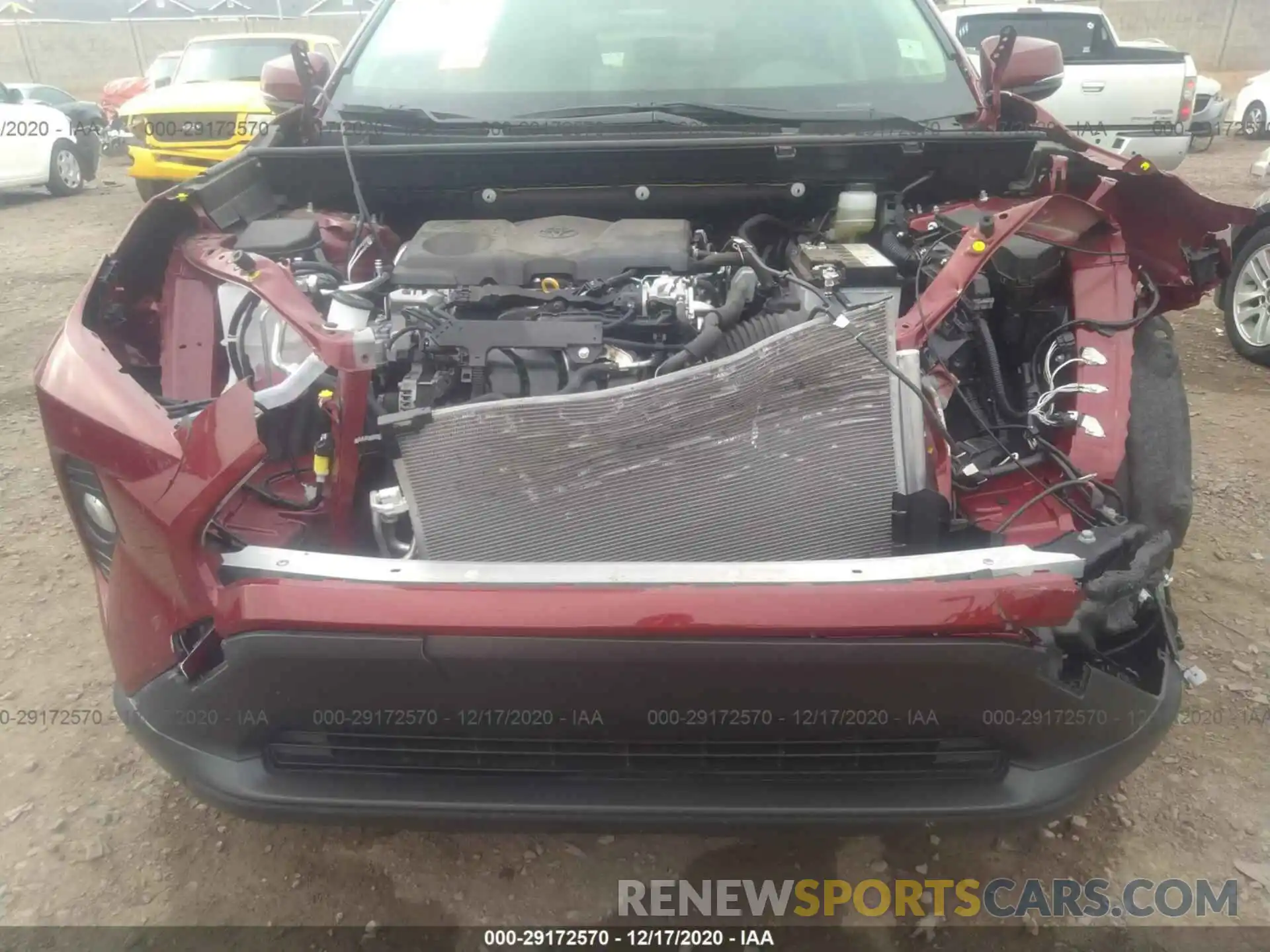 6 Photograph of a damaged car JTMA1RFV9KD504342 TOYOTA RAV4 2019