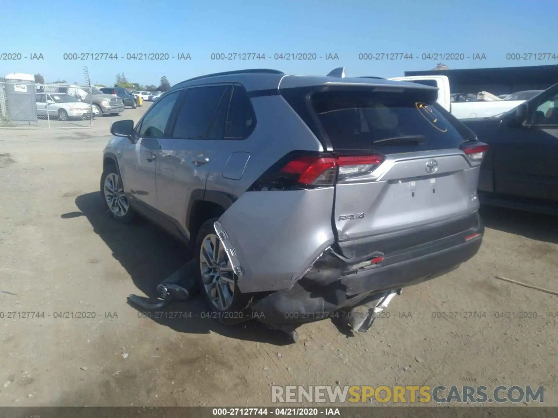 3 Photograph of a damaged car JTMA1RFV9KD506656 TOYOTA RAV4 2019