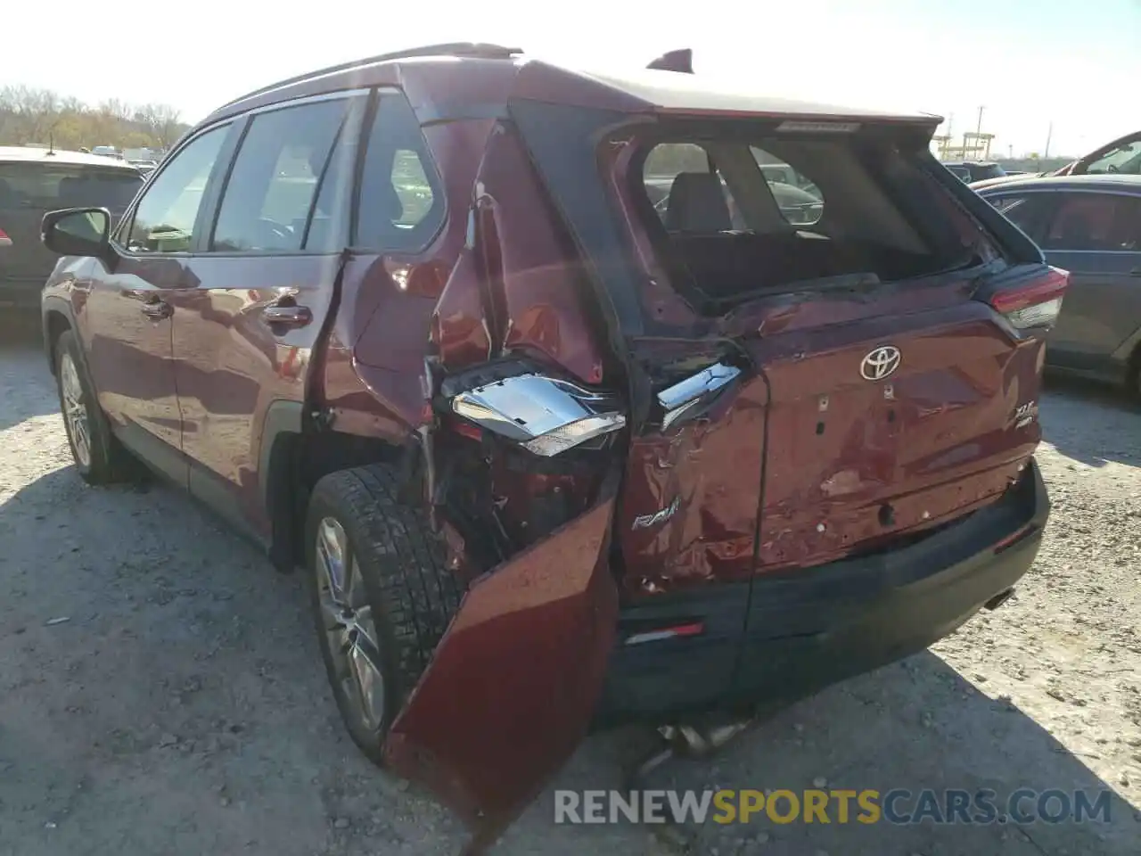 3 Photograph of a damaged car JTMA1RFV9KD508908 TOYOTA RAV4 2019