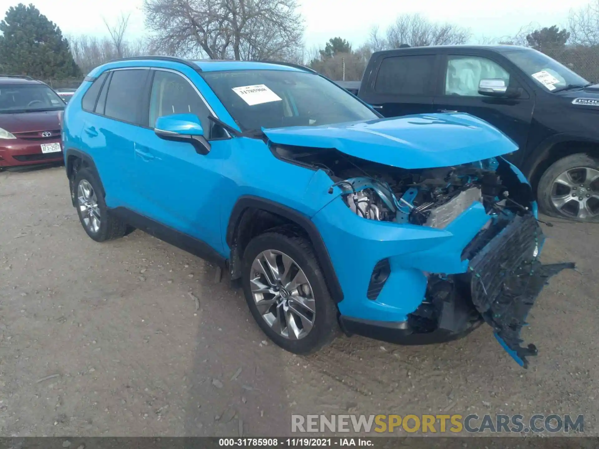 1 Photograph of a damaged car JTMA1RFV9KD514109 TOYOTA RAV4 2019